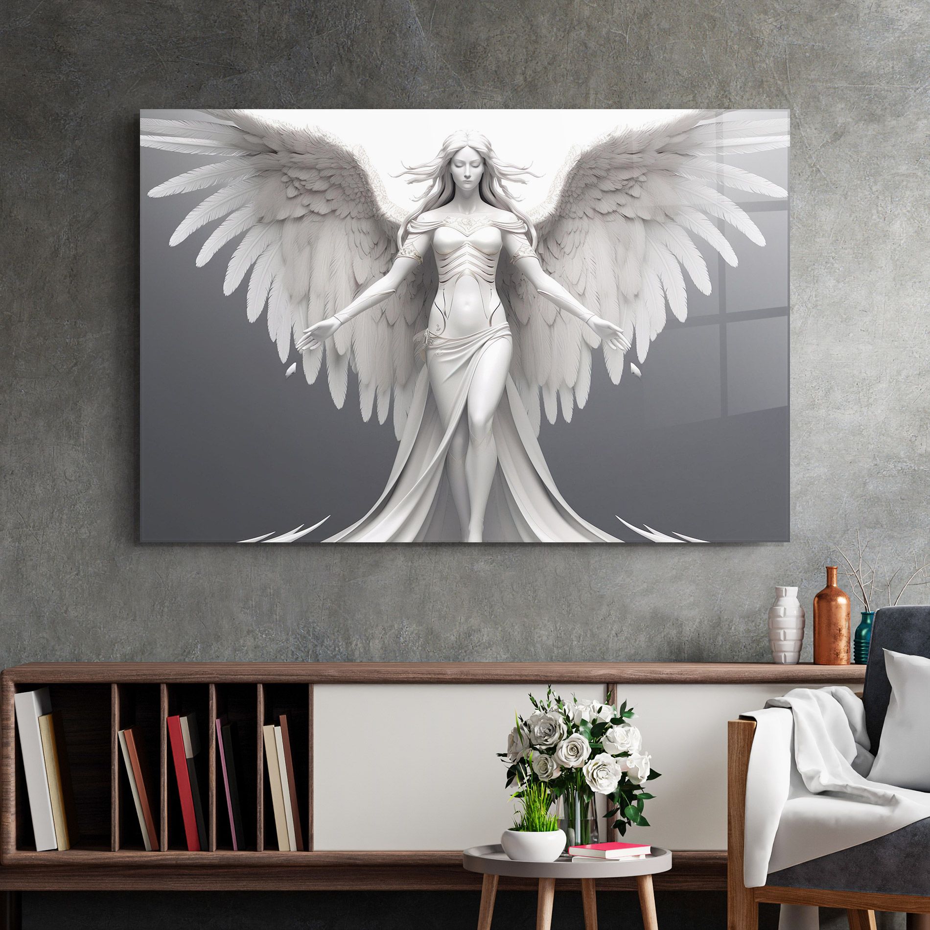 White Stone Woman mockup 2