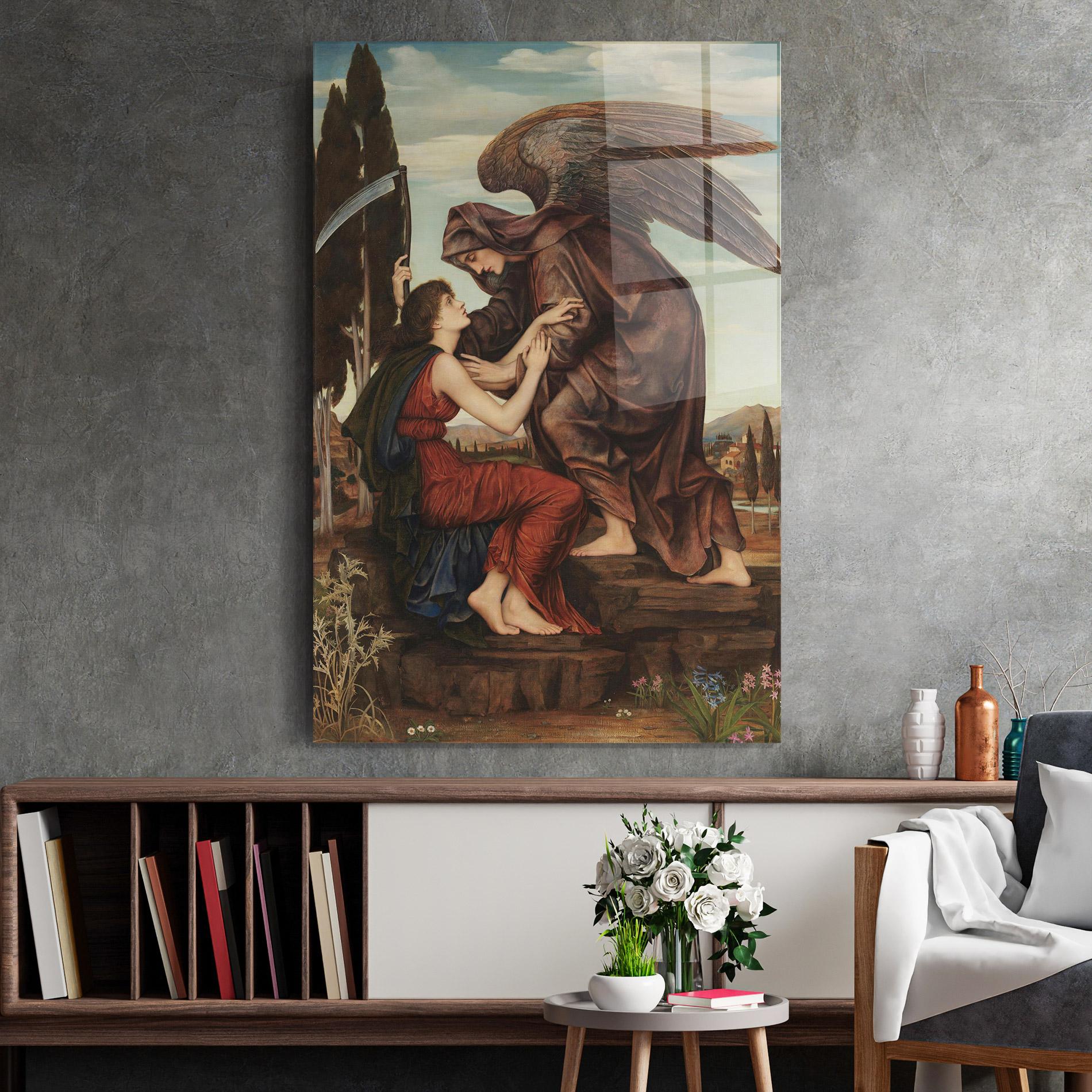 Glasbild Angel Of Death mockup 2