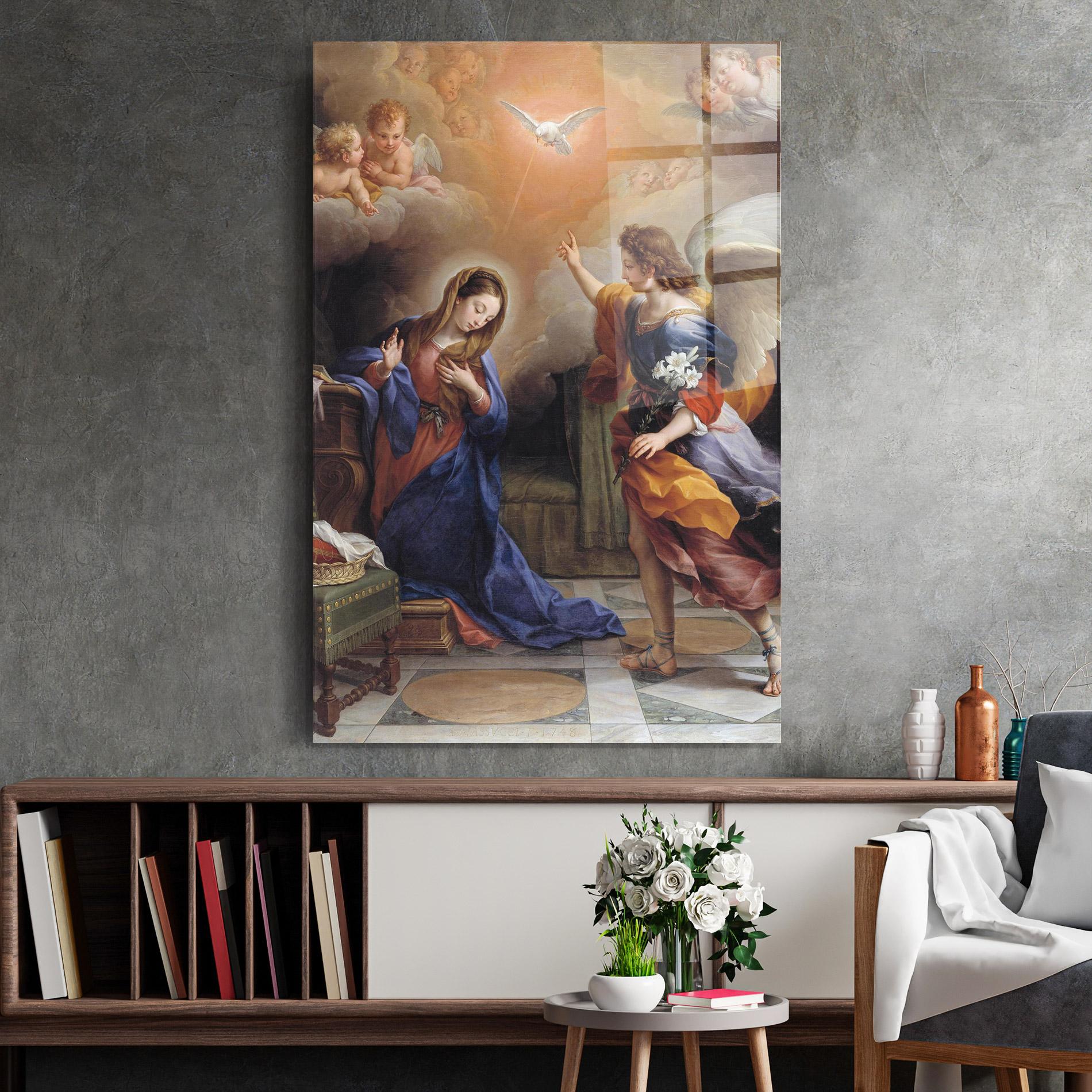 Glasbild Lucky Bird mockup 2