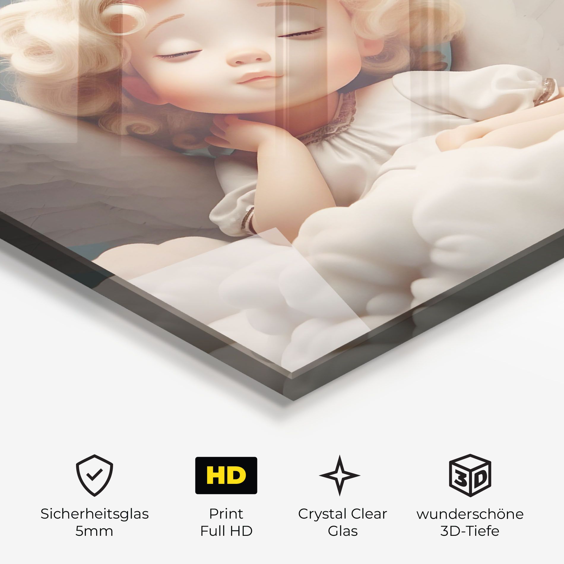 Statue Baby Angel mockup 3