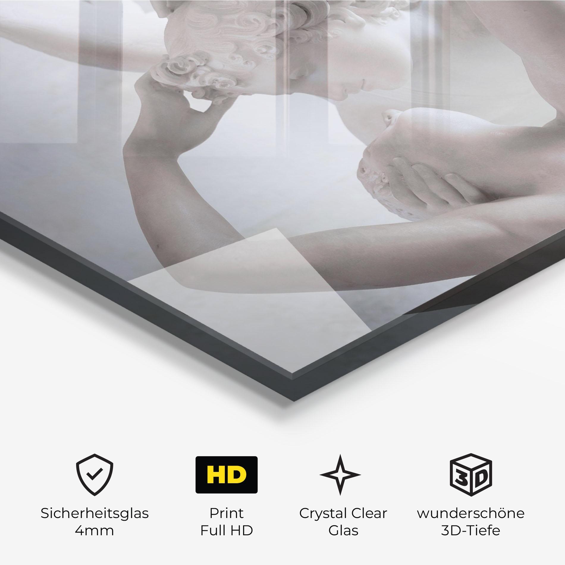 Glasbild Angel Kiss mockup 3