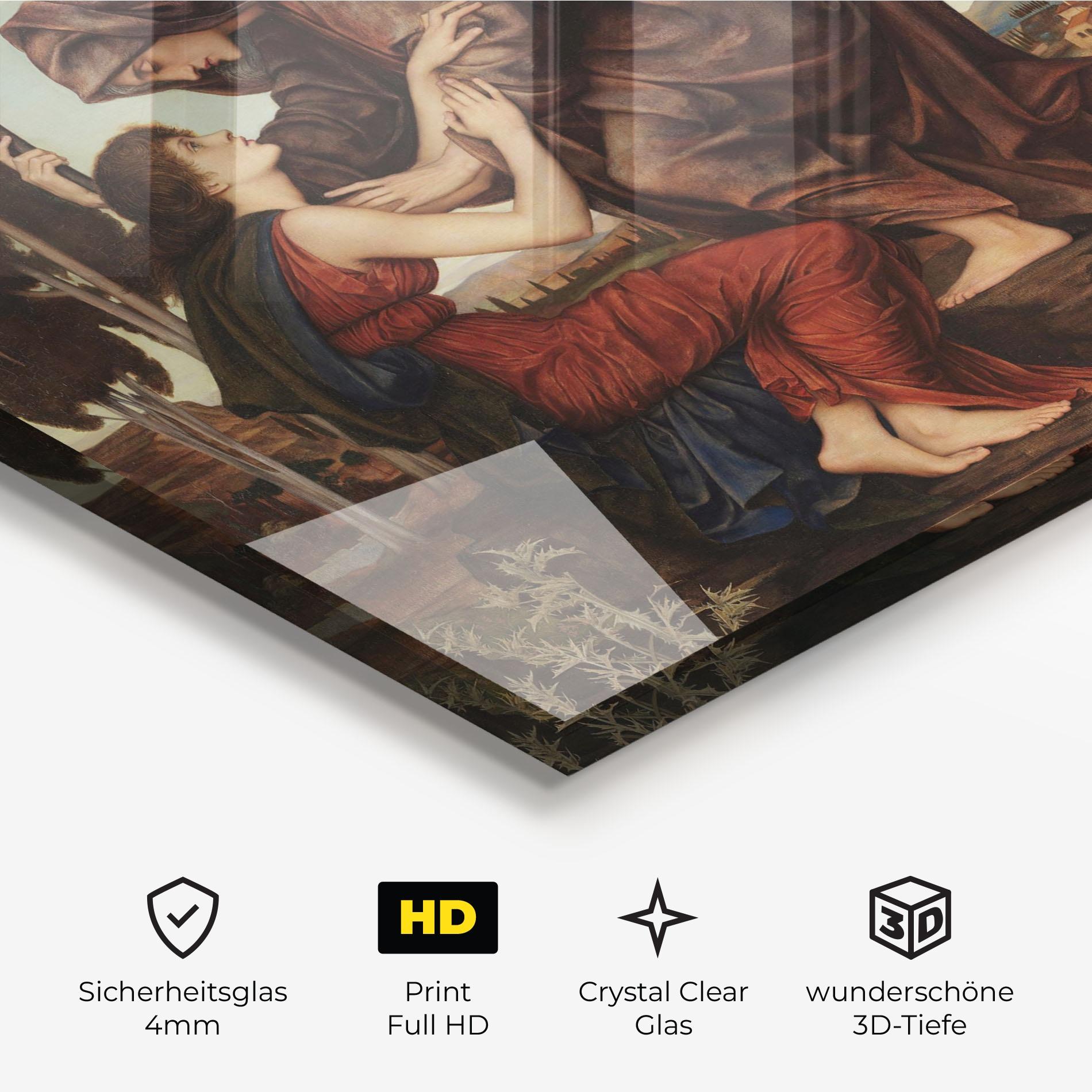 Glasbild Angel Of Death mockup 3