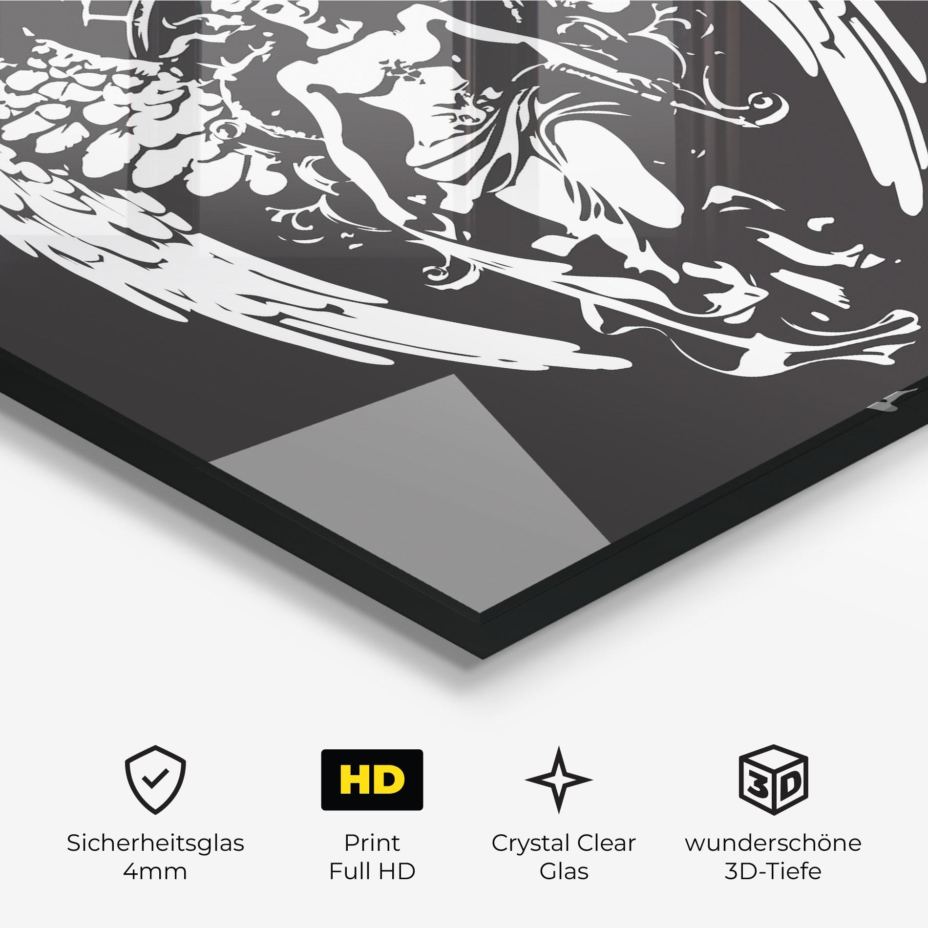 Glasbild Angel Of Jewels mockup 3