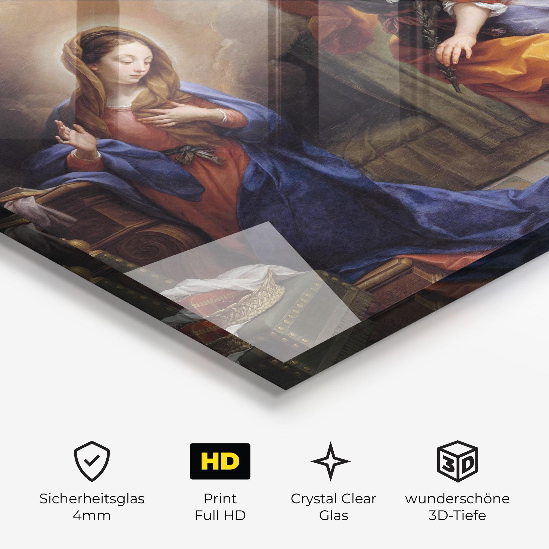 Glasbild Lucky Bird mockup 3