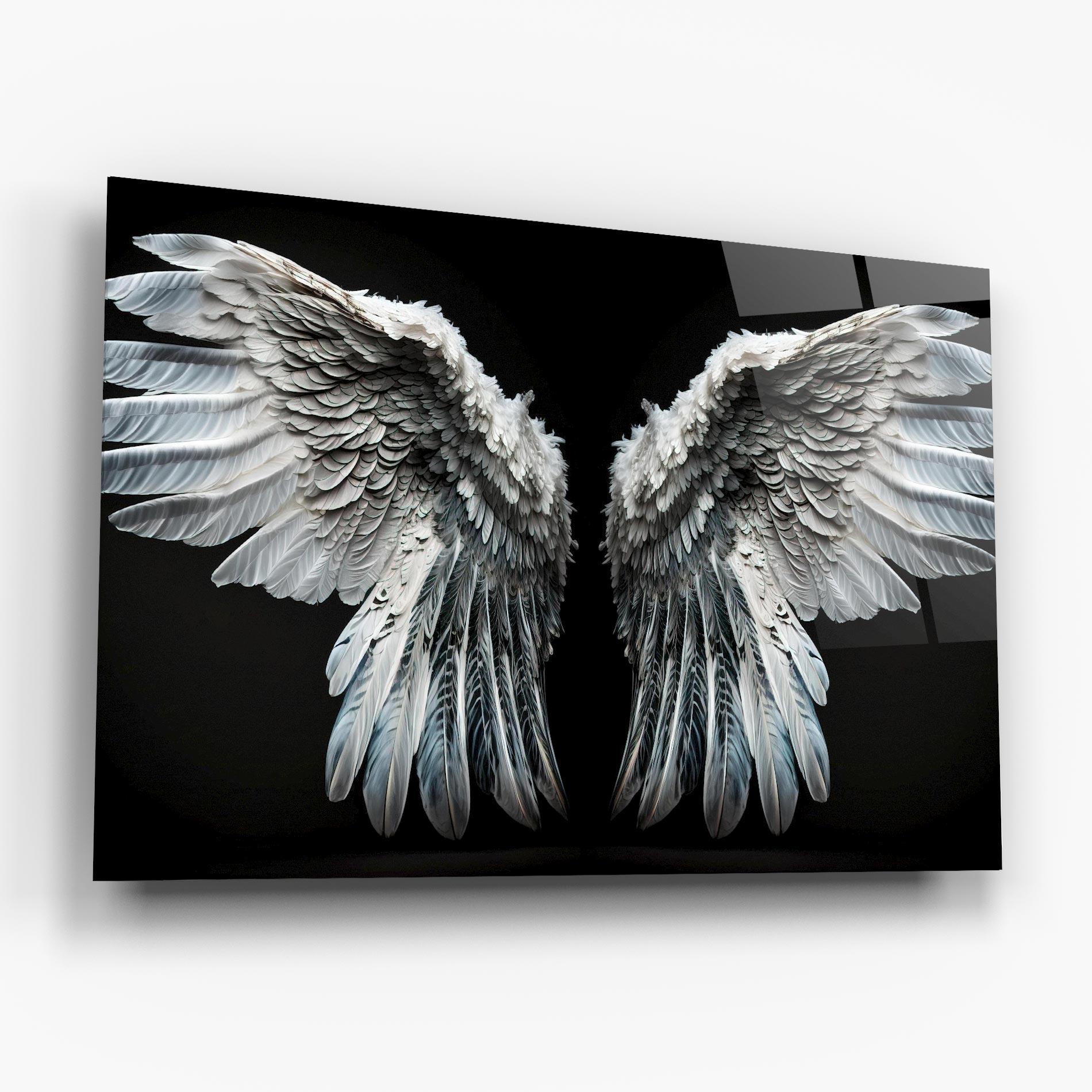 Glasbild Big Angel Wings mockup 6