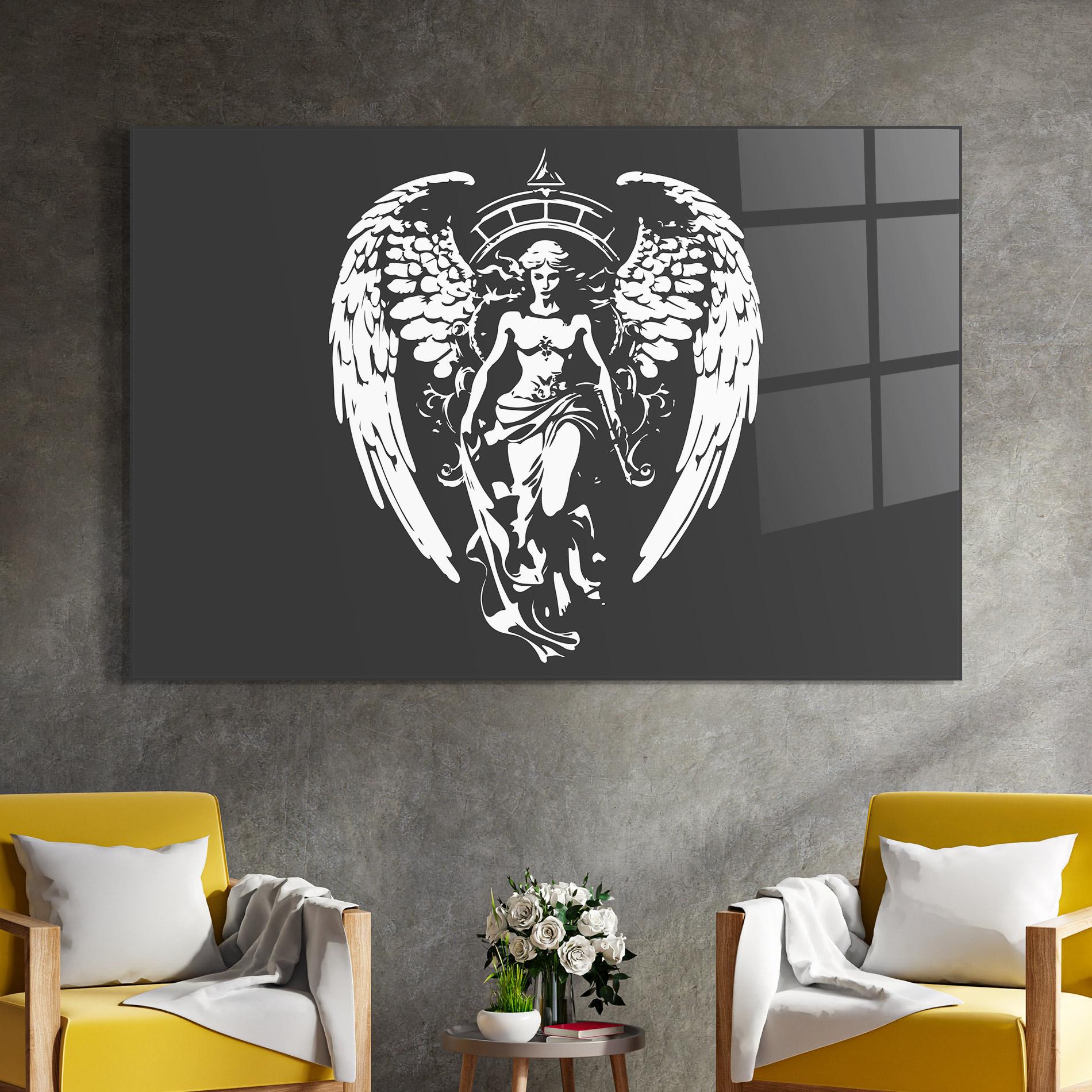 Glasbild Angel Of Jewels mockup 4