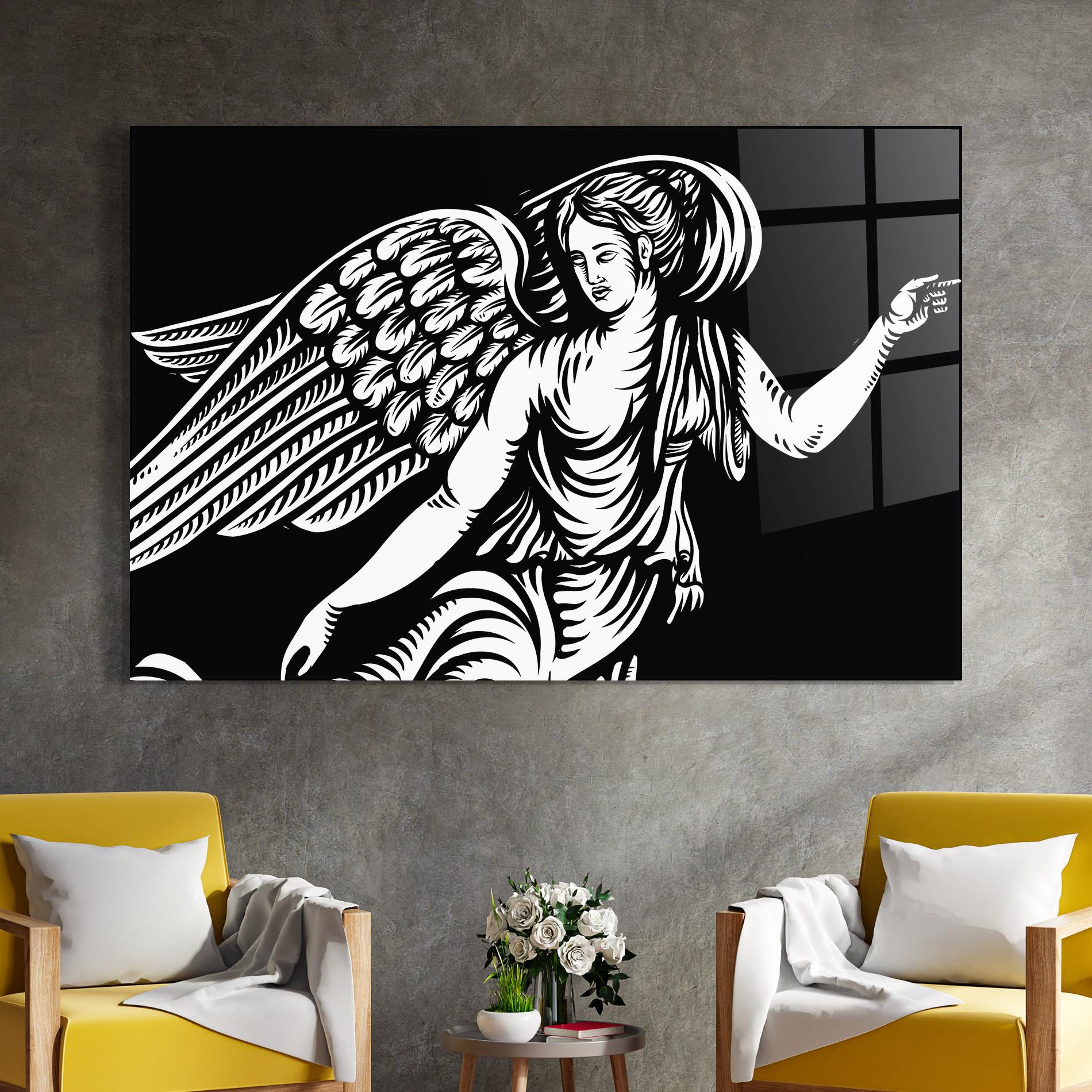 Glasbild Angel Point mockup 4