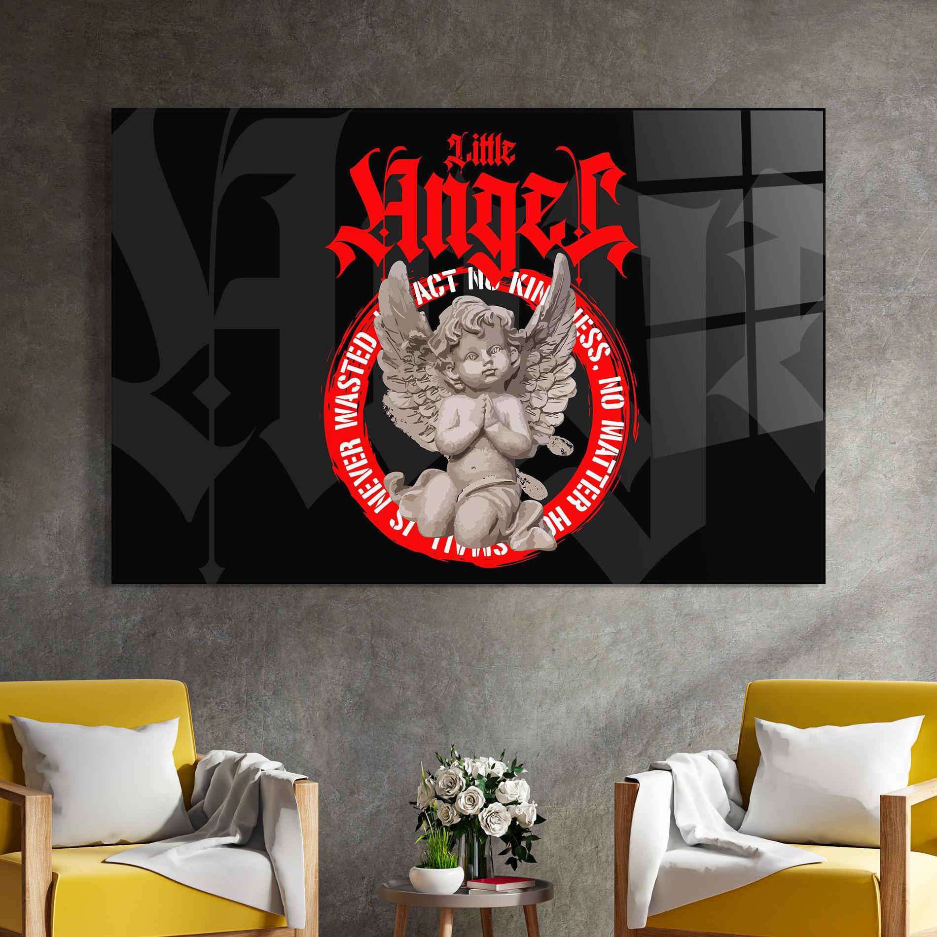 Glasbild Little Angel mockup 4