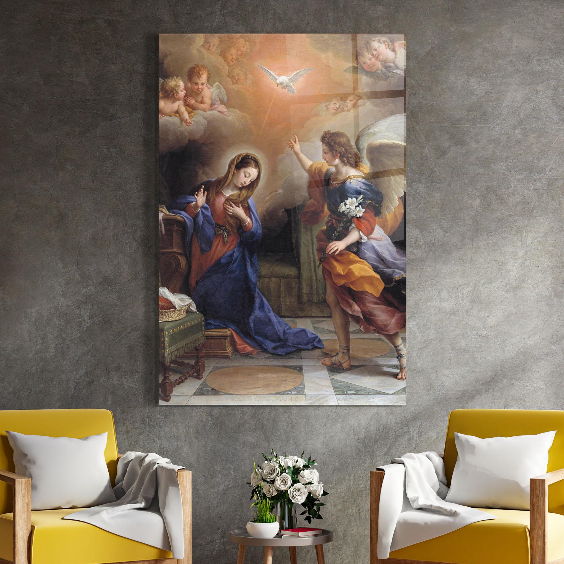 Glasbild Lucky Bird mockup 4