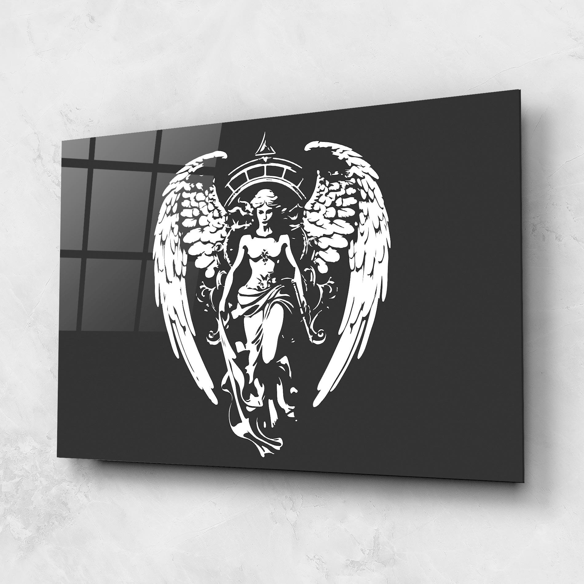 Glasbild Angel Of Jewels mockup 1