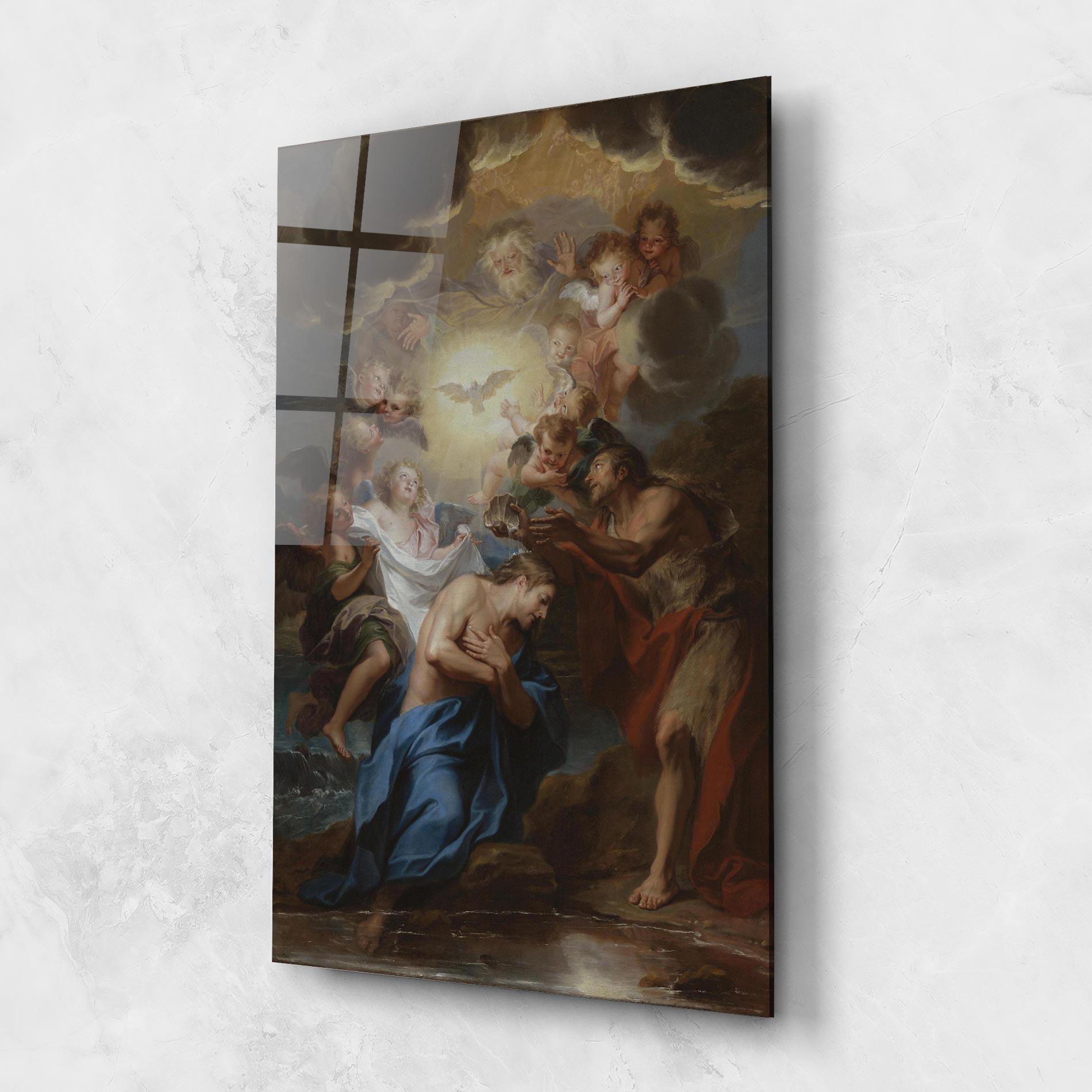 Glasbild Bird Floating mockup 1