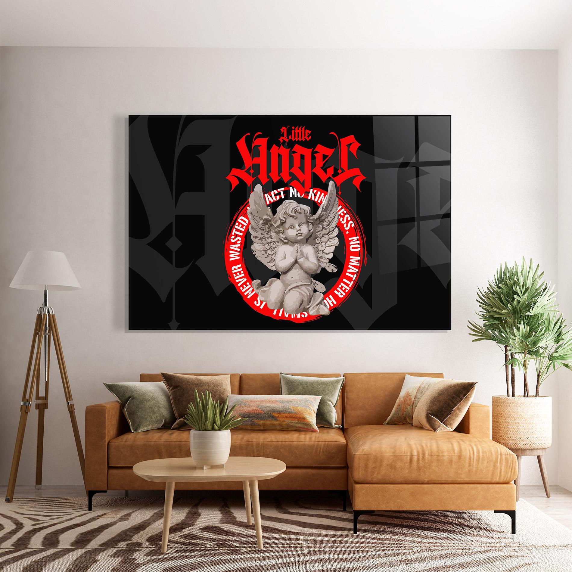 Glasbild Little Angel mockup 7