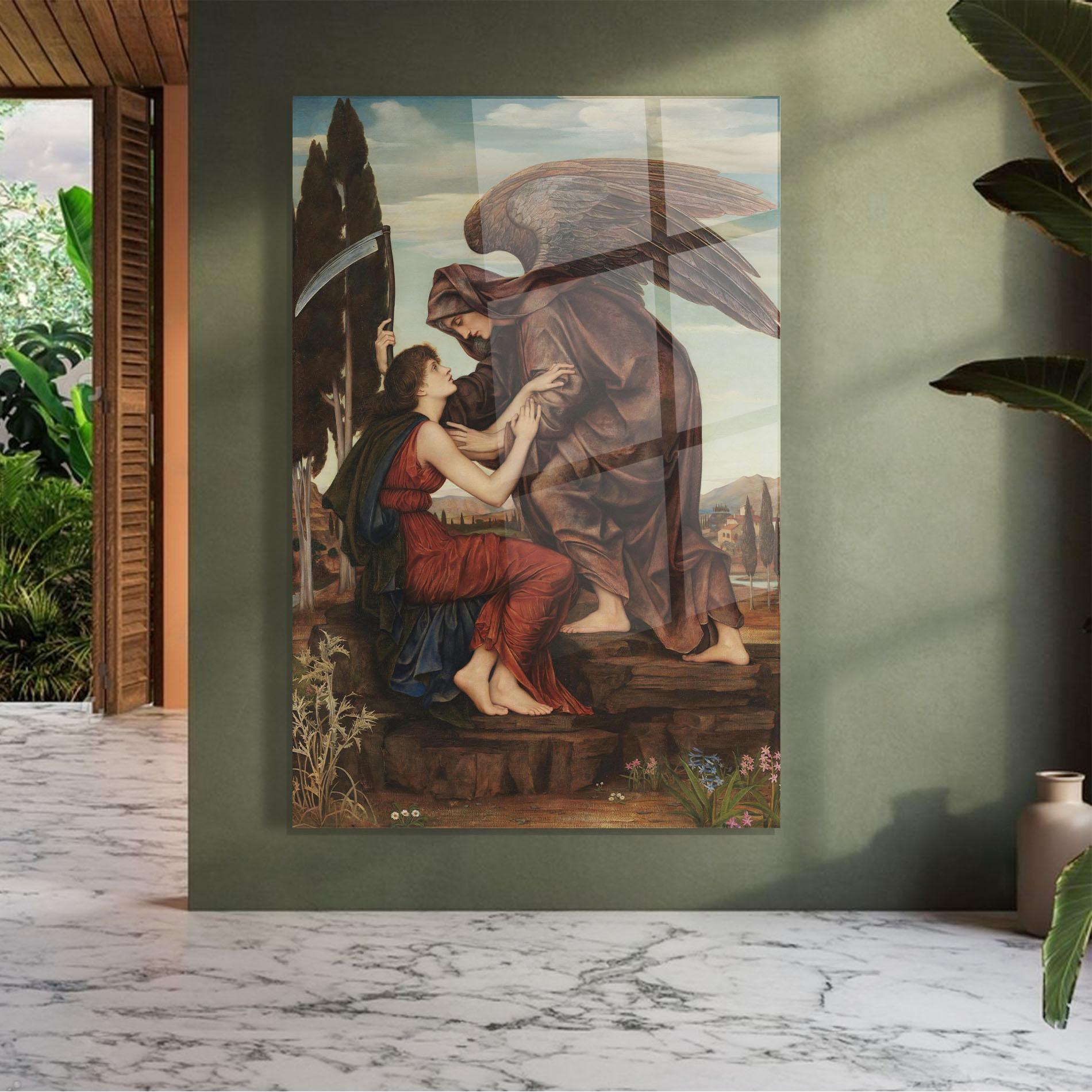 Glasbild Angel Of Death mockup 7