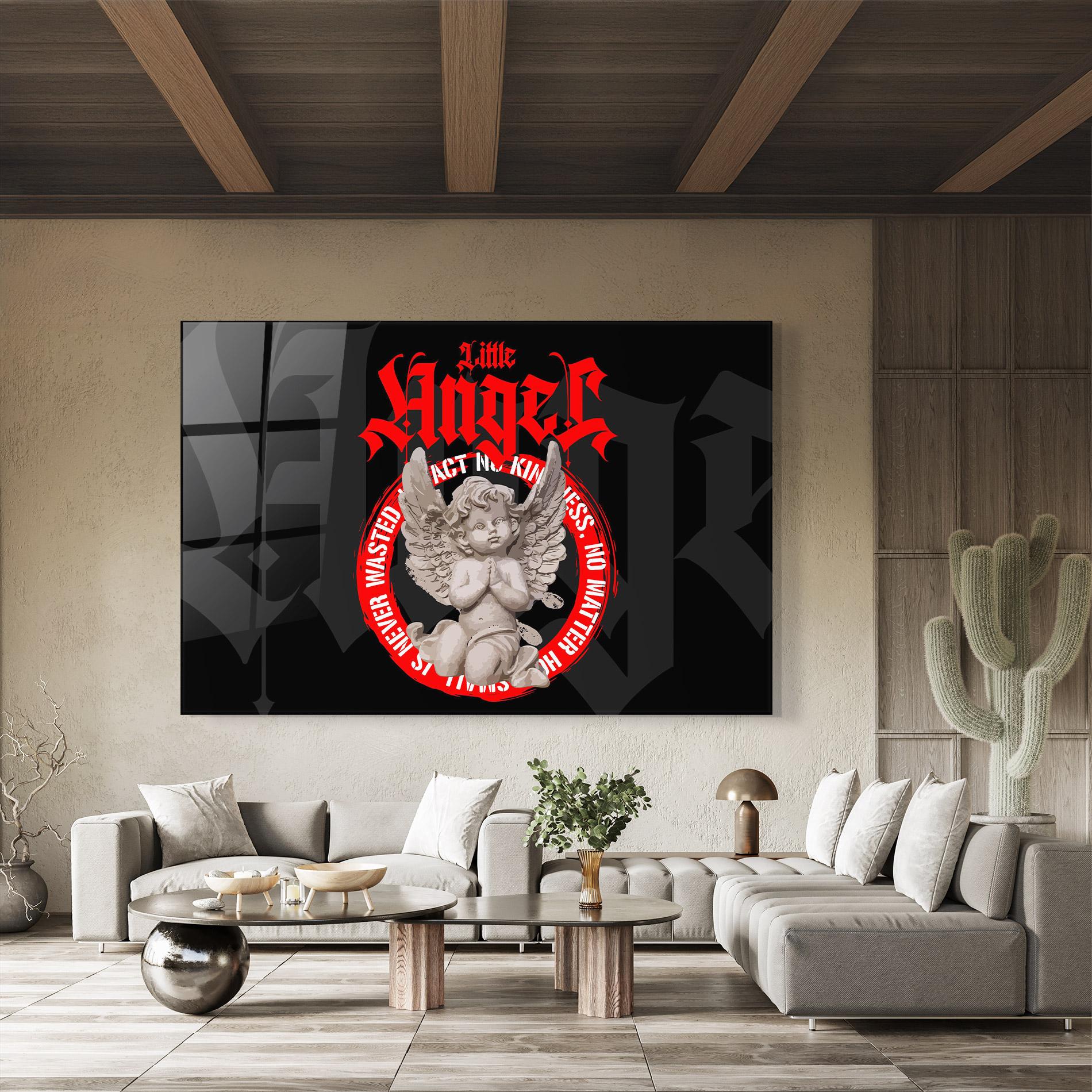 Glasbild Little Angel mockup 8