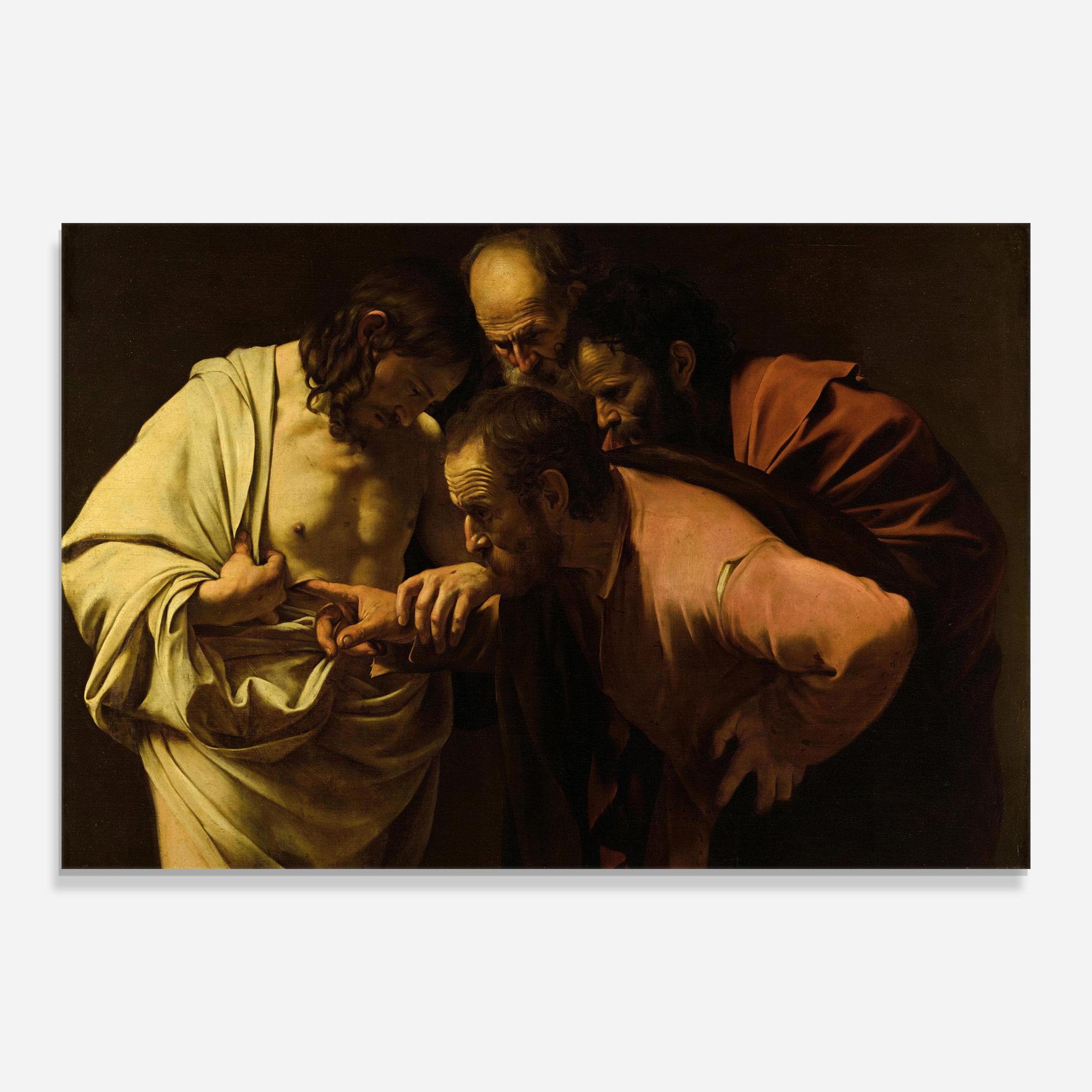 Glasbild Der Unglaubige Thomas mockup 0