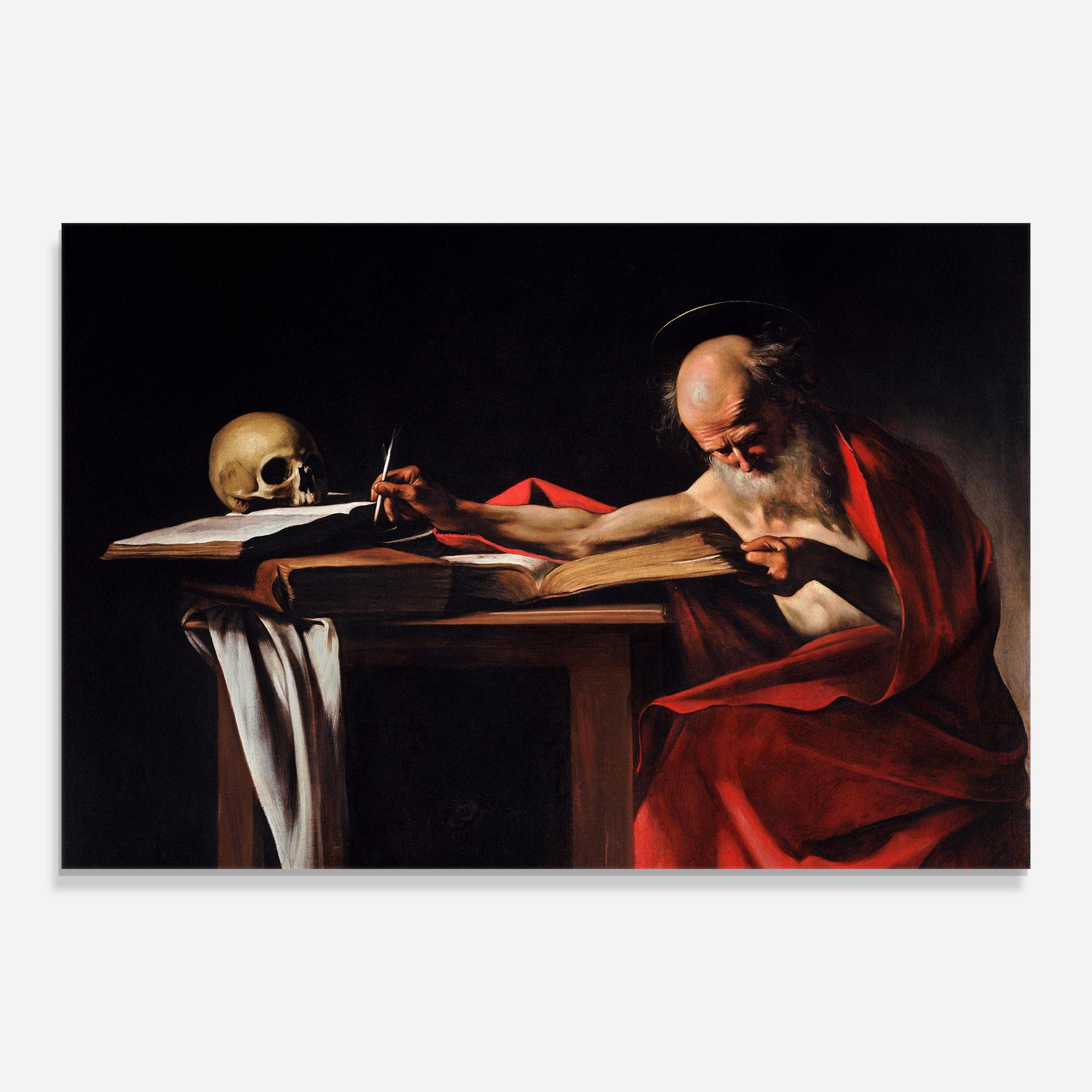 Glasbild Saint Jerome Writing mockup 0