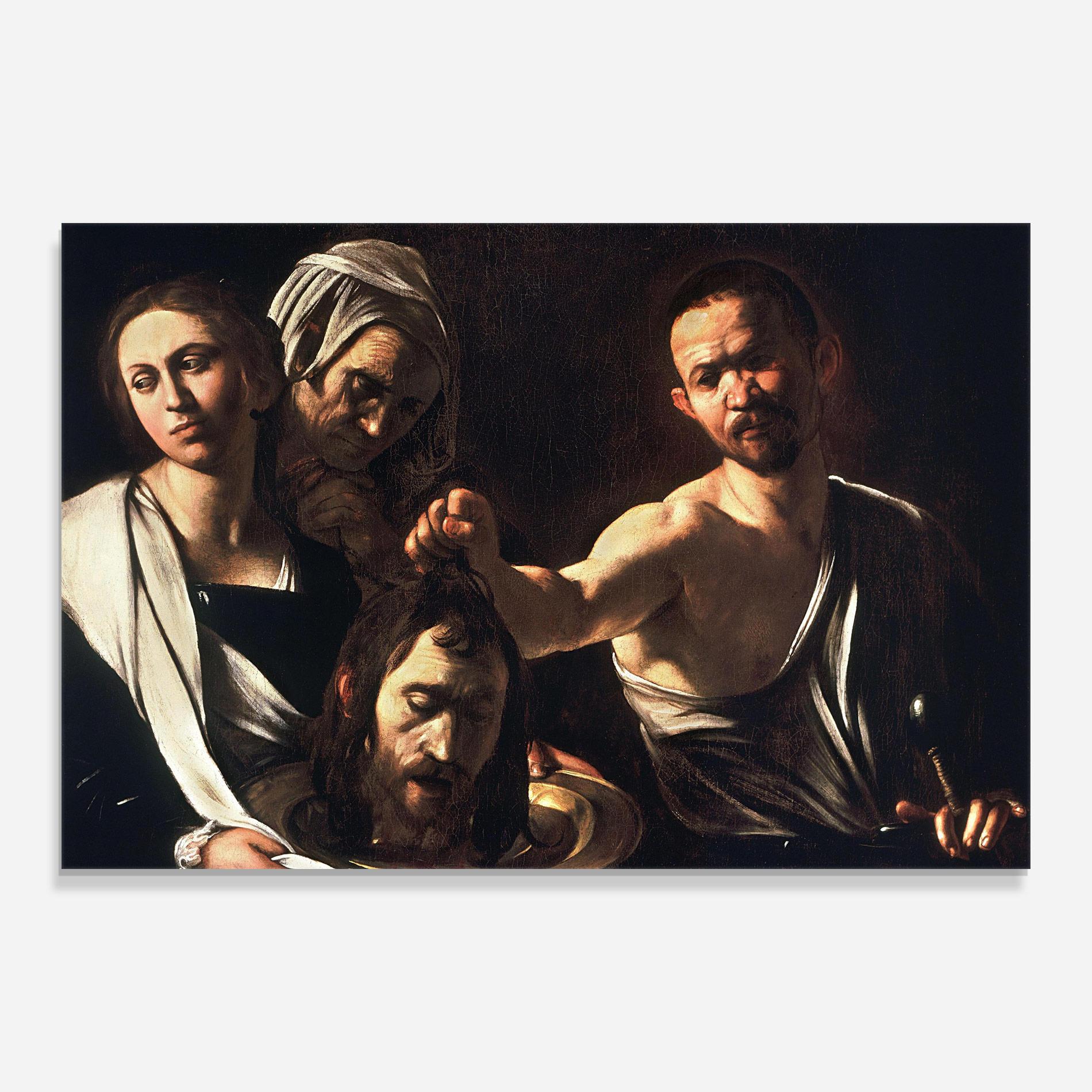 Glasbild Salome With The Head Of John mockup 0