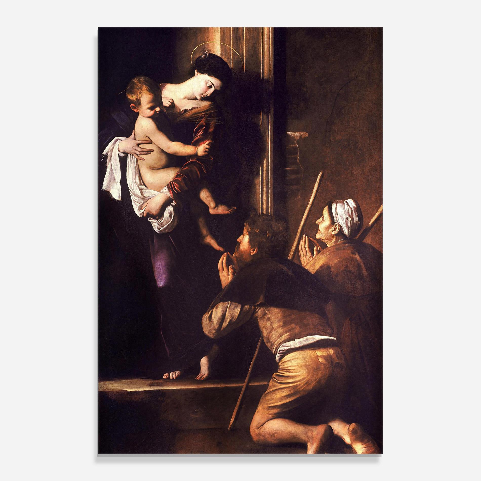 Glasbild Madonna Di Loreto mockup 0