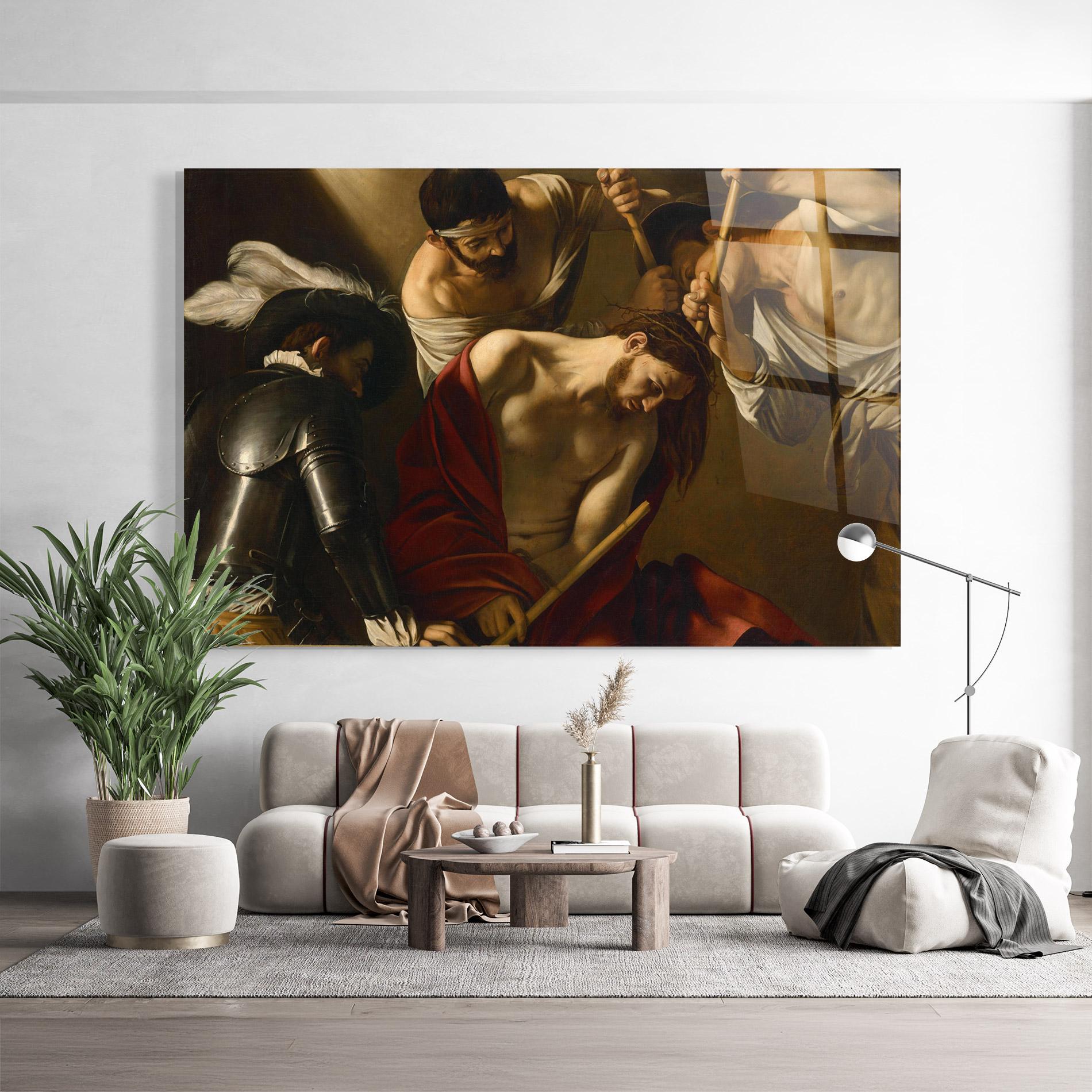 Glasbild Crowning With Thorns mockup 9