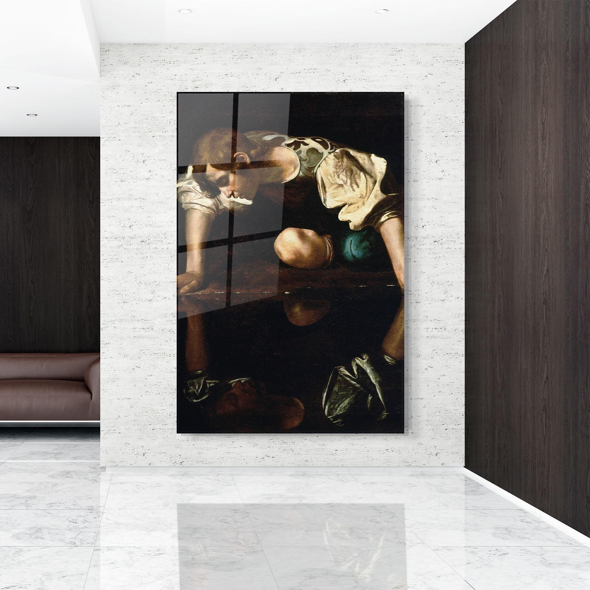 Glasbild Narcissus mockup 9