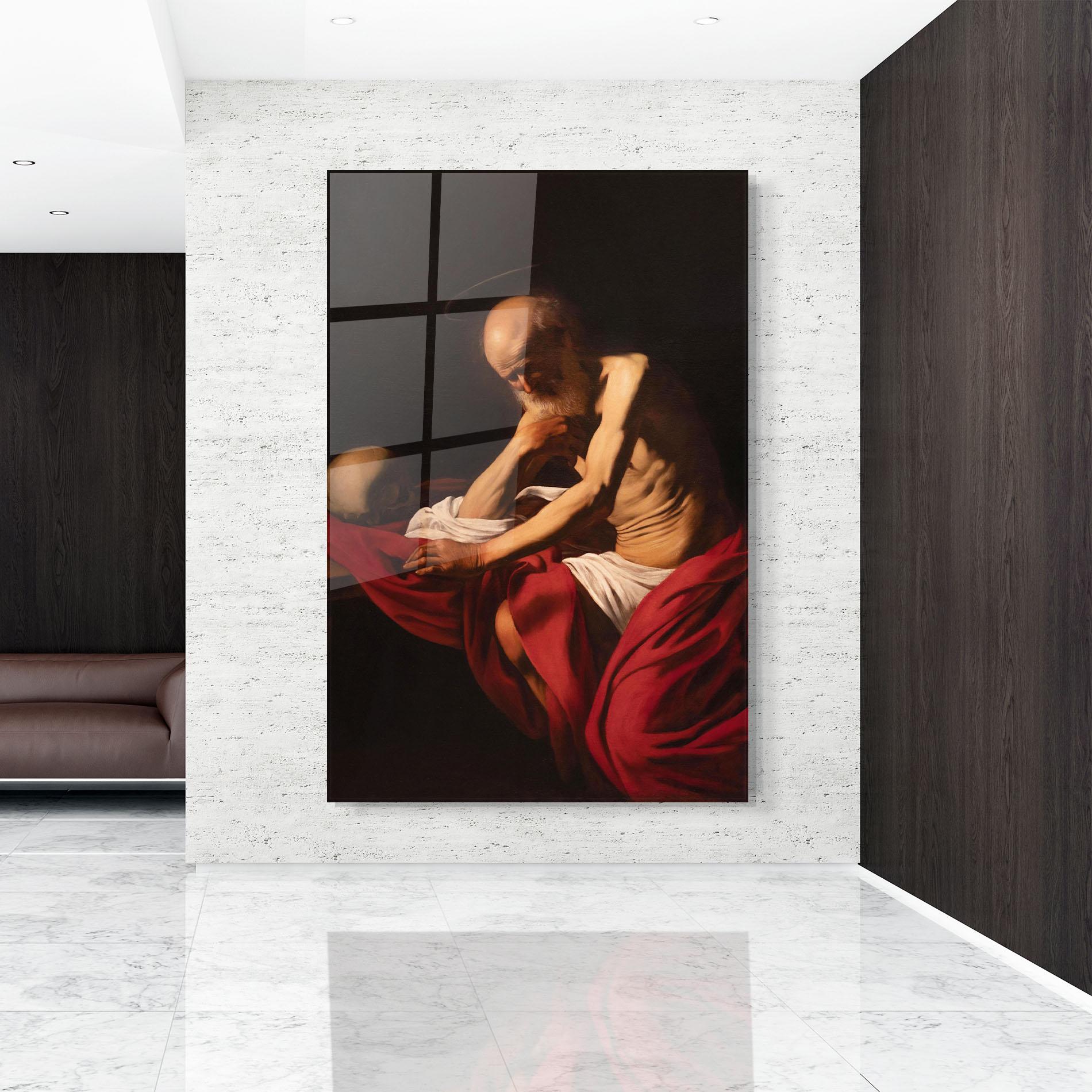 Glasbild Sant Jeroni Penitent mockup 9