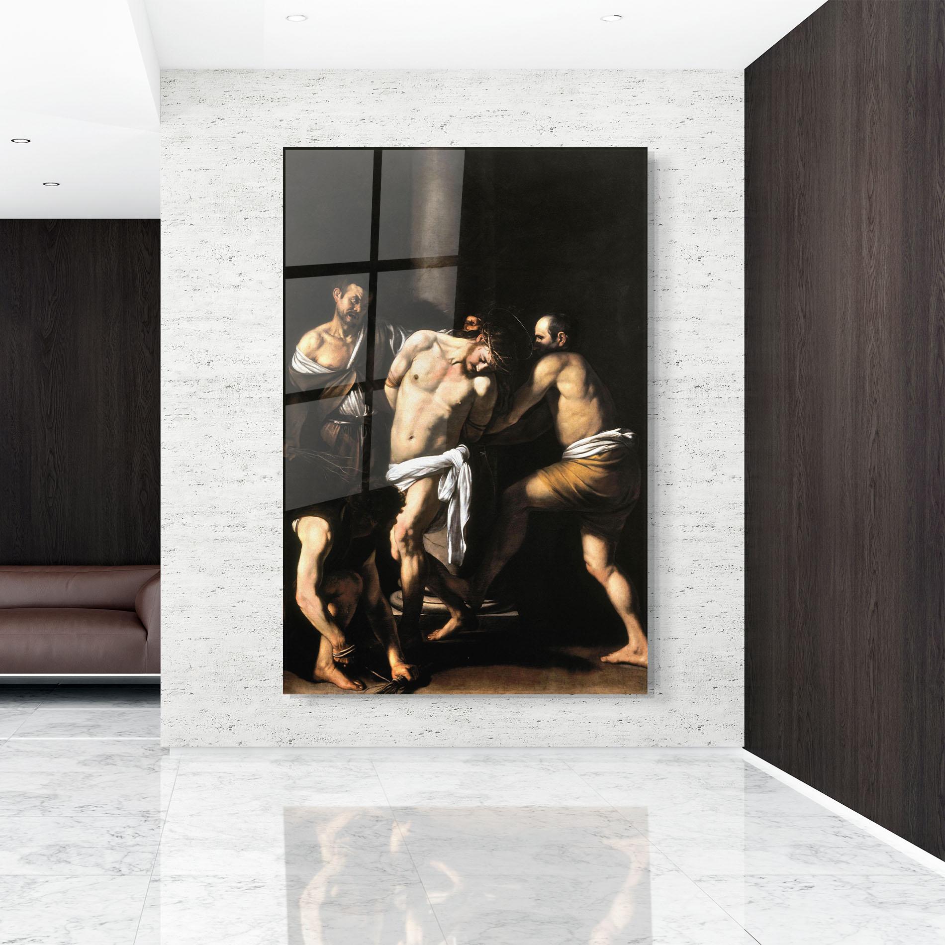 Glasbild The Flagellation Of Christ mockup 9