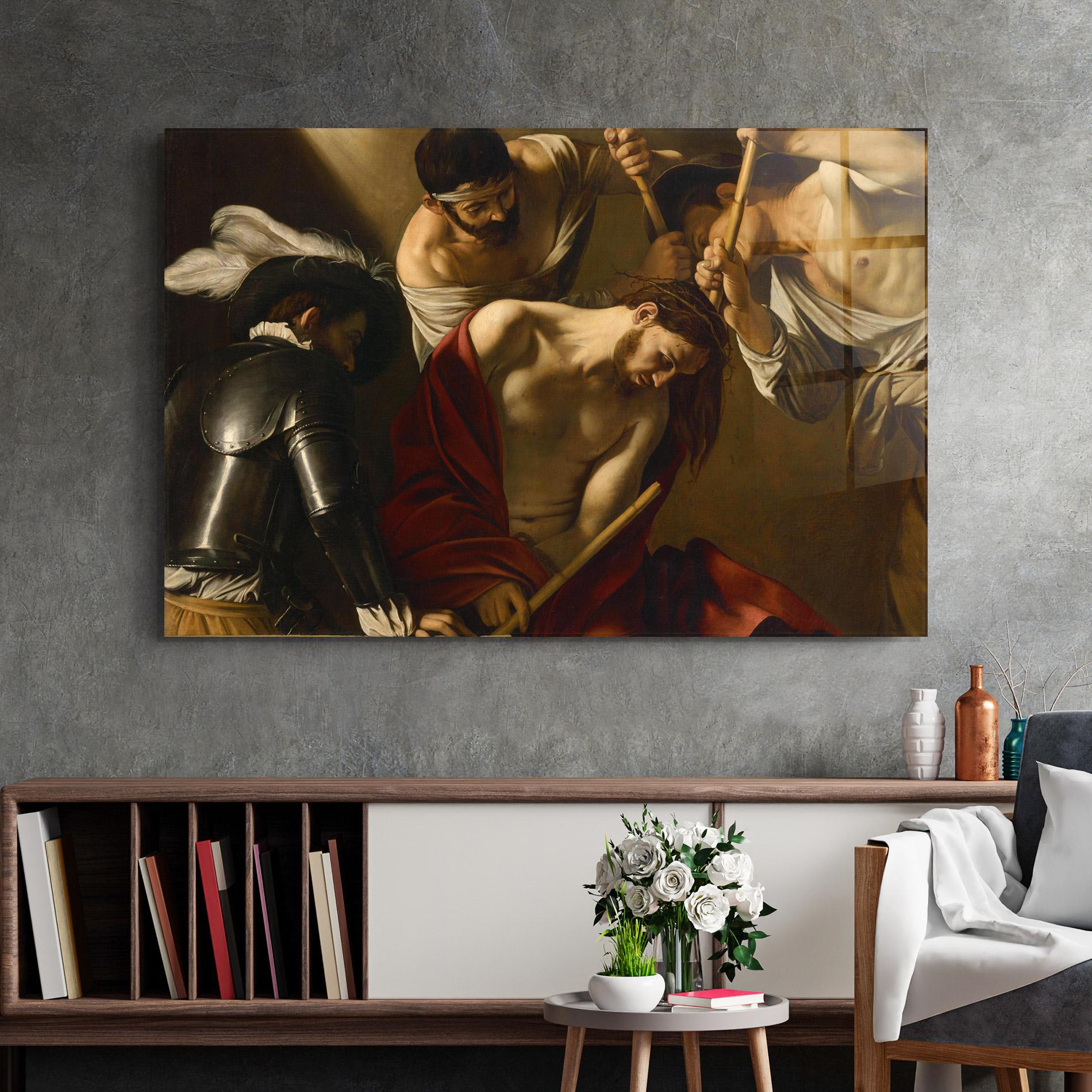 Glasbild Crowning With Thorns mockup 2