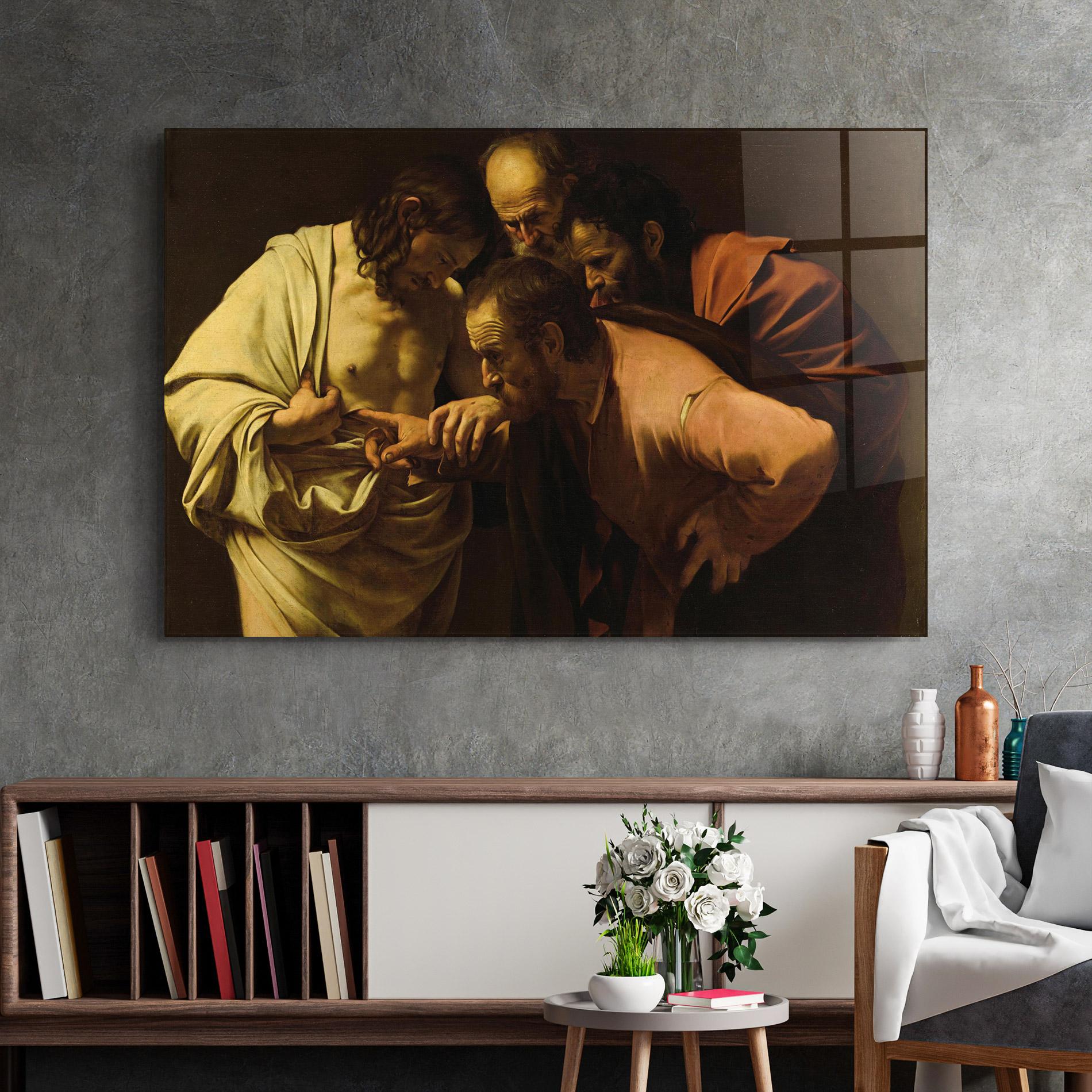 Glasbild Der Unglaubige Thomas mockup 2