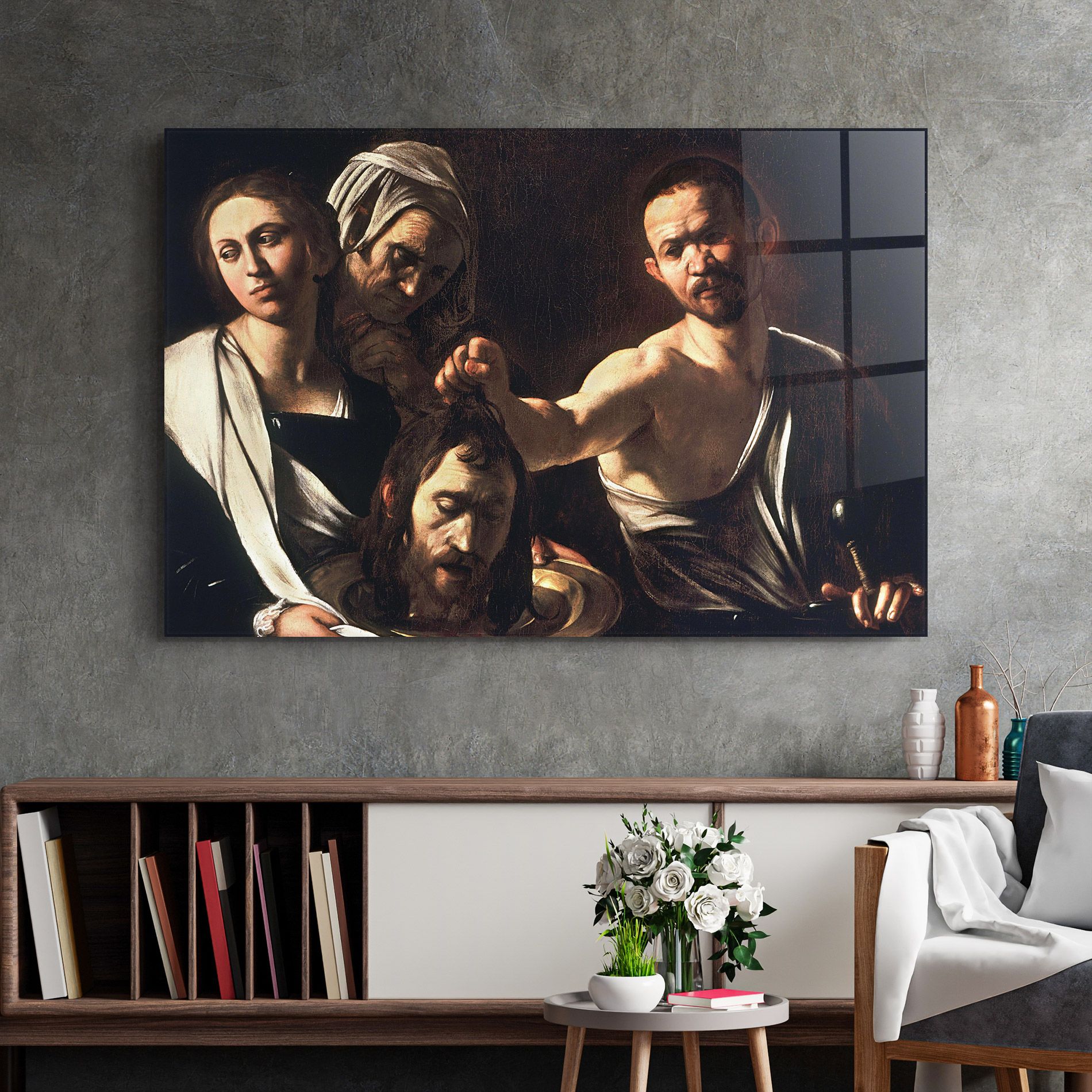 Salome With The Head Of John mockup 2