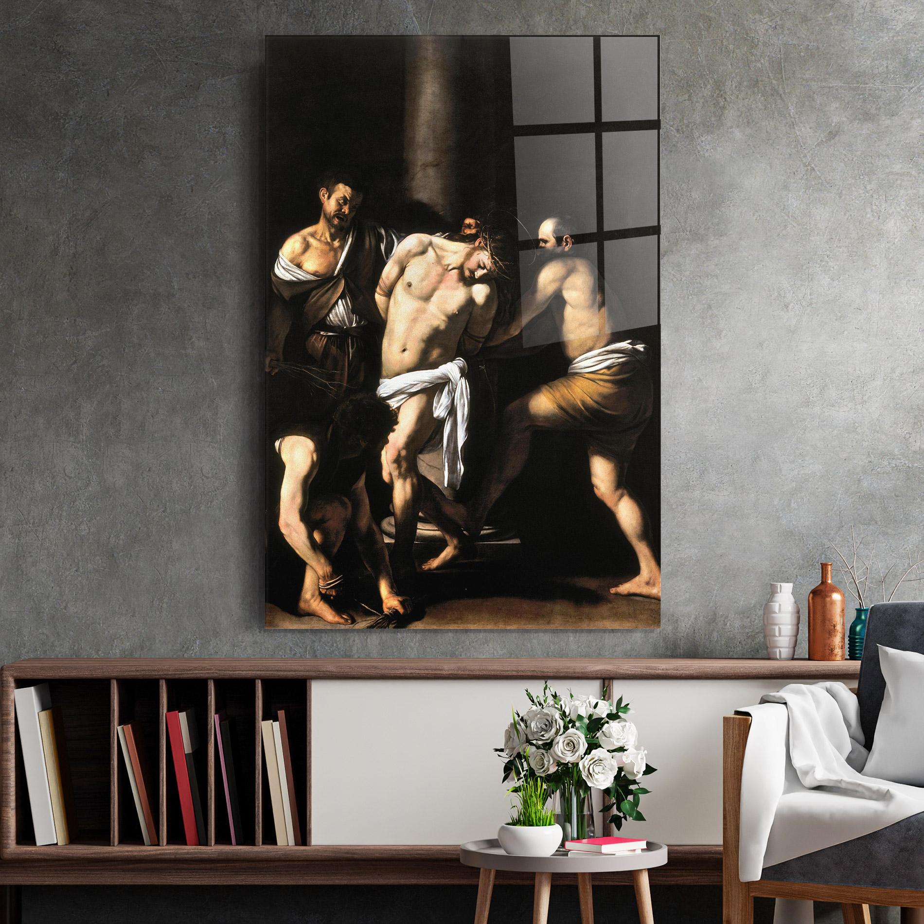 Glasbild The Flagellation Of Christ mockup 2