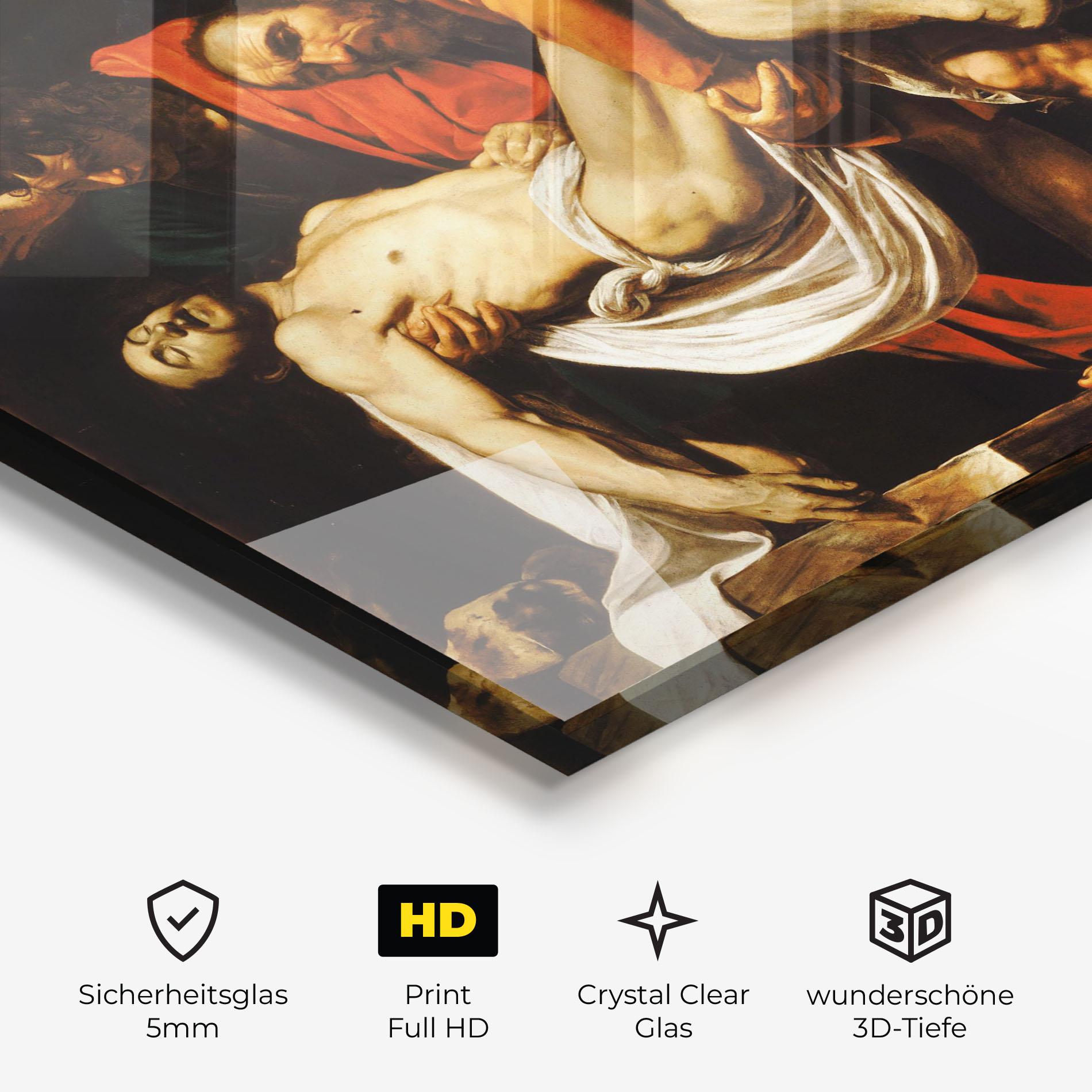 Glasbild The Entombment Of Christ mockup 3