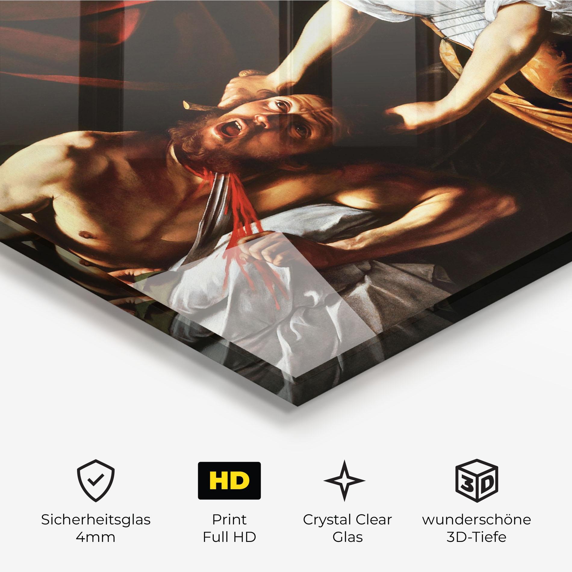 Glasbild Judith Beheading mockup 3