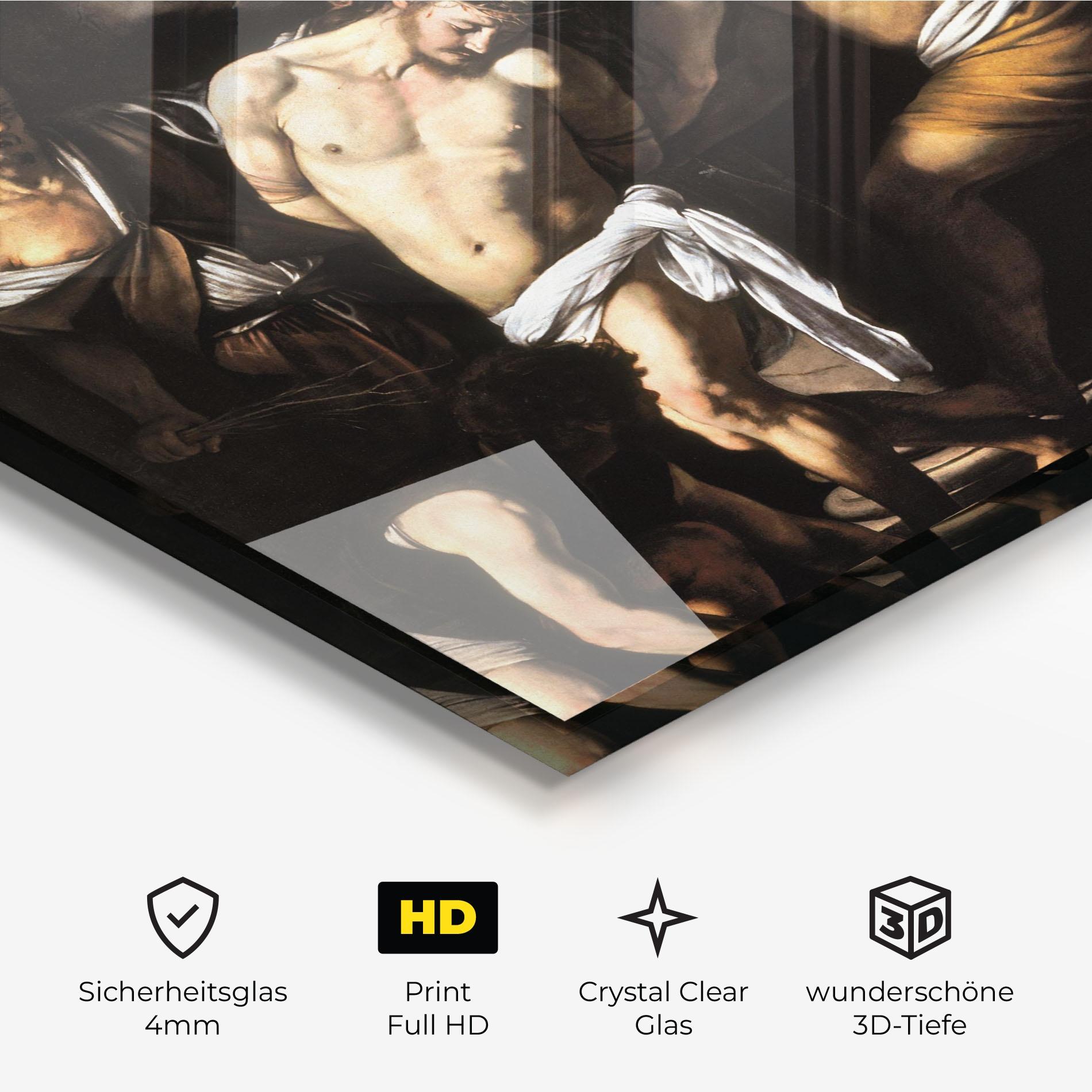Glasbild The Flagellation Of Christ mockup 3