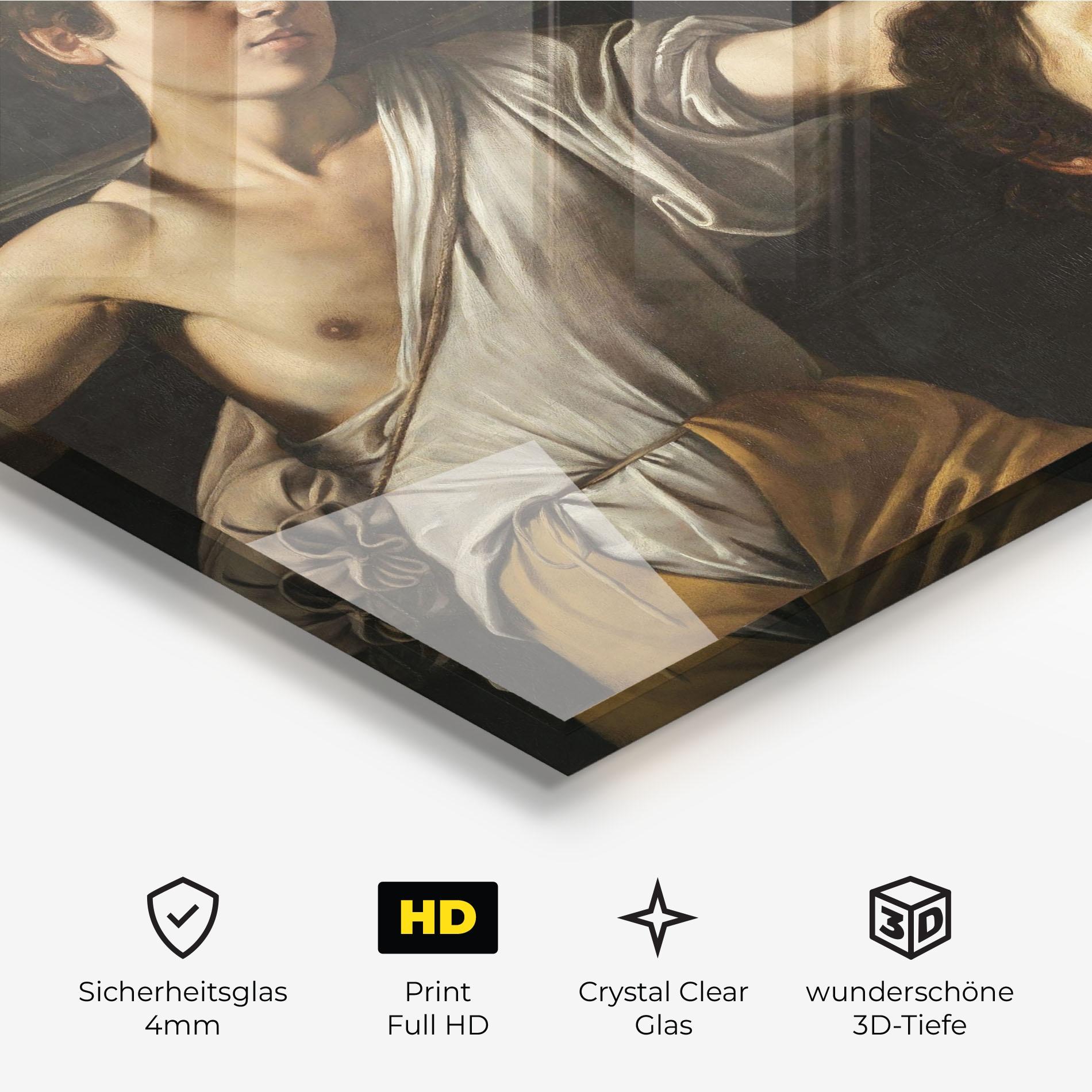 Glasbild The Head Of Goliath mockup 3