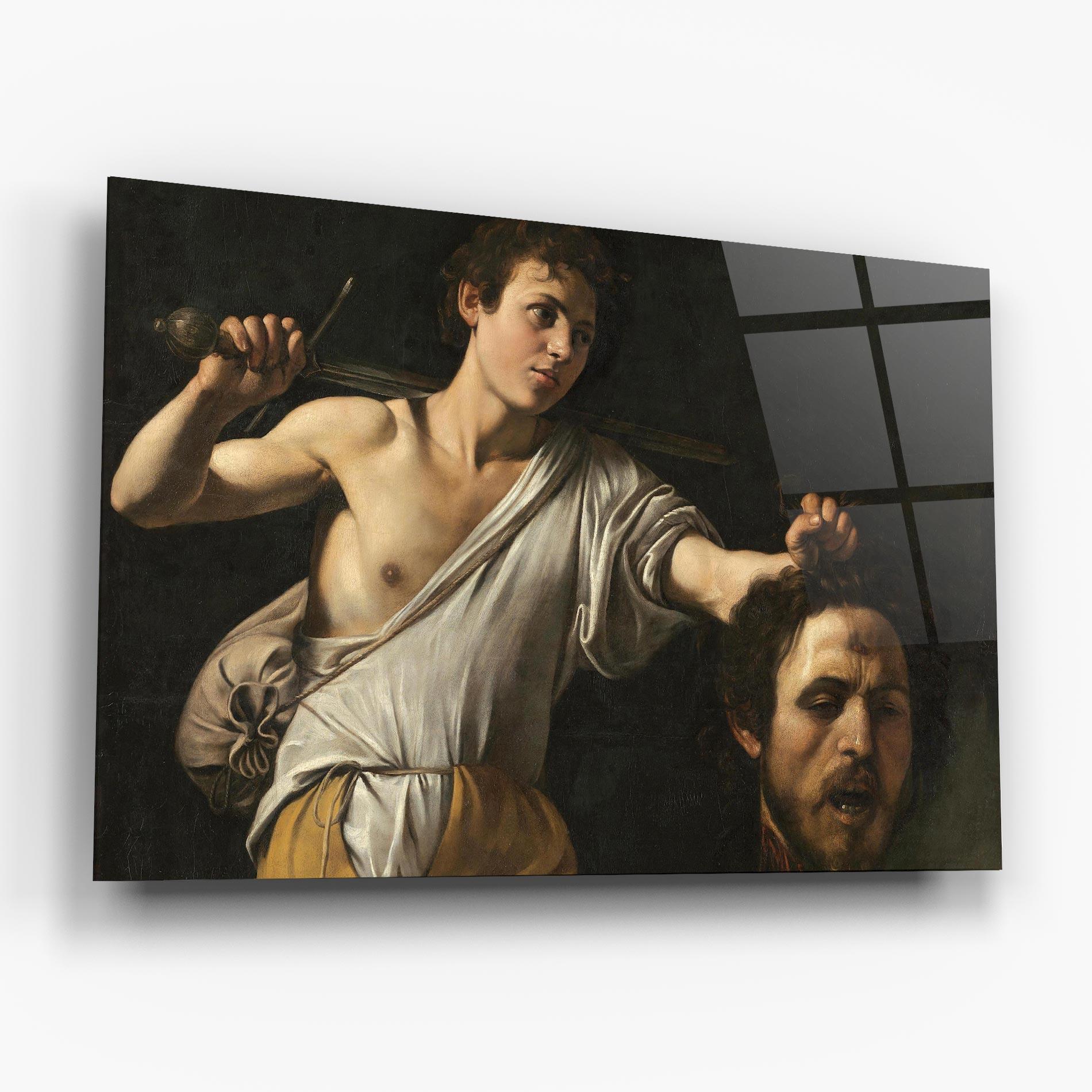 Glasbild The Head Of Goliath mockup 6