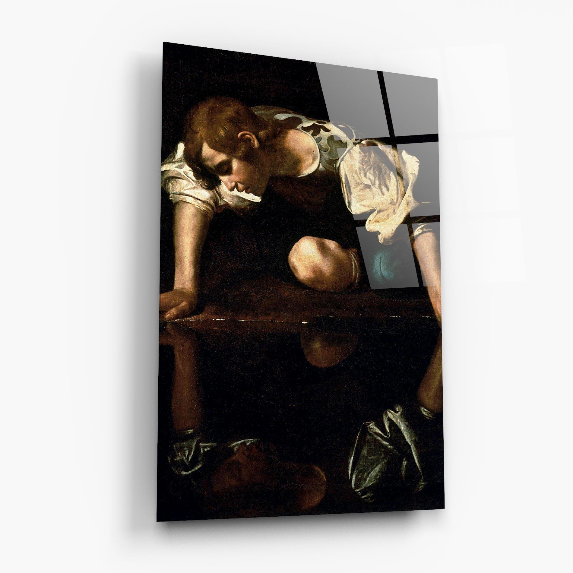 Glasbild Narcissus mockup 6