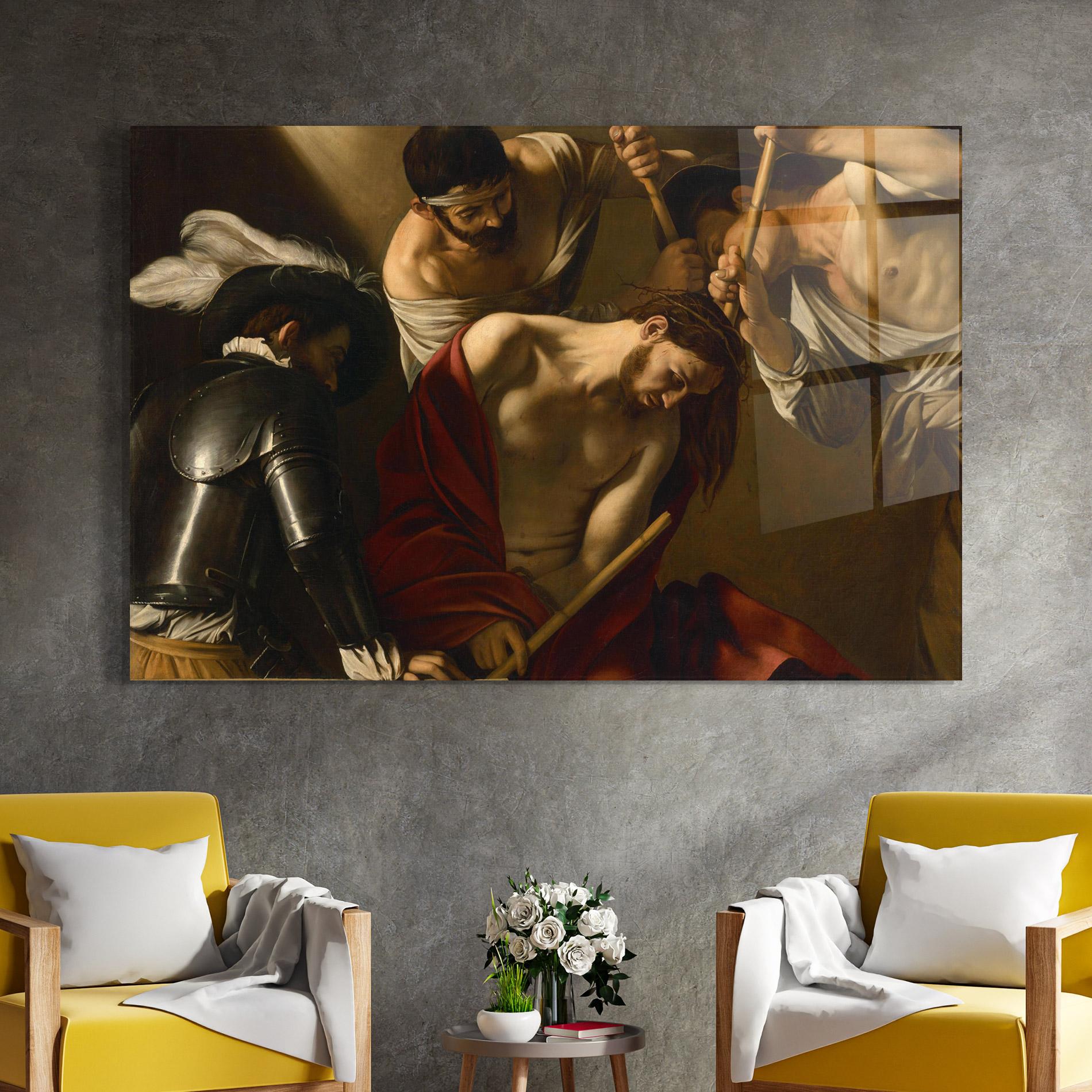 Glasbild Crowning With Thorns mockup 4