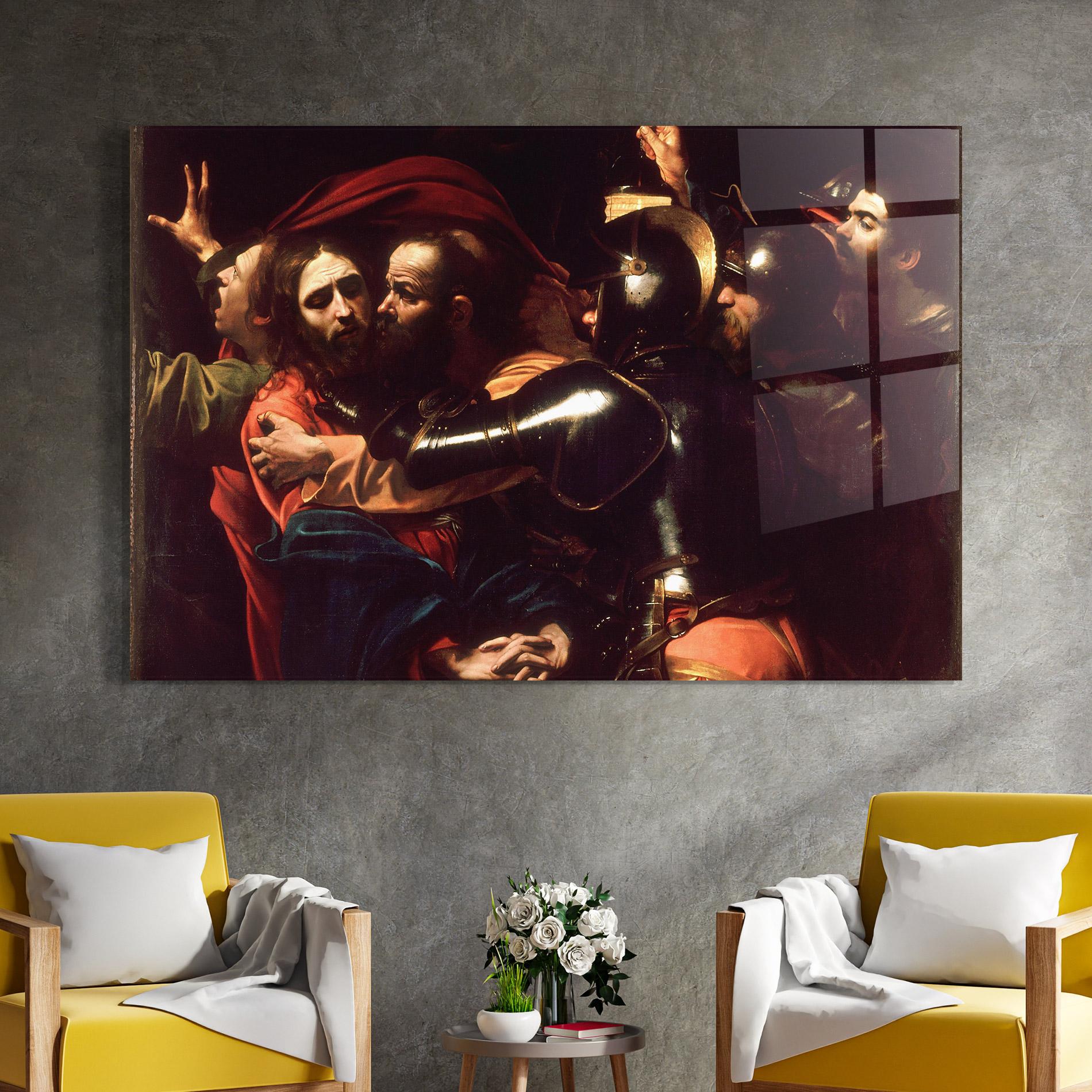 Glasbild The Taking Of Christ mockup 4