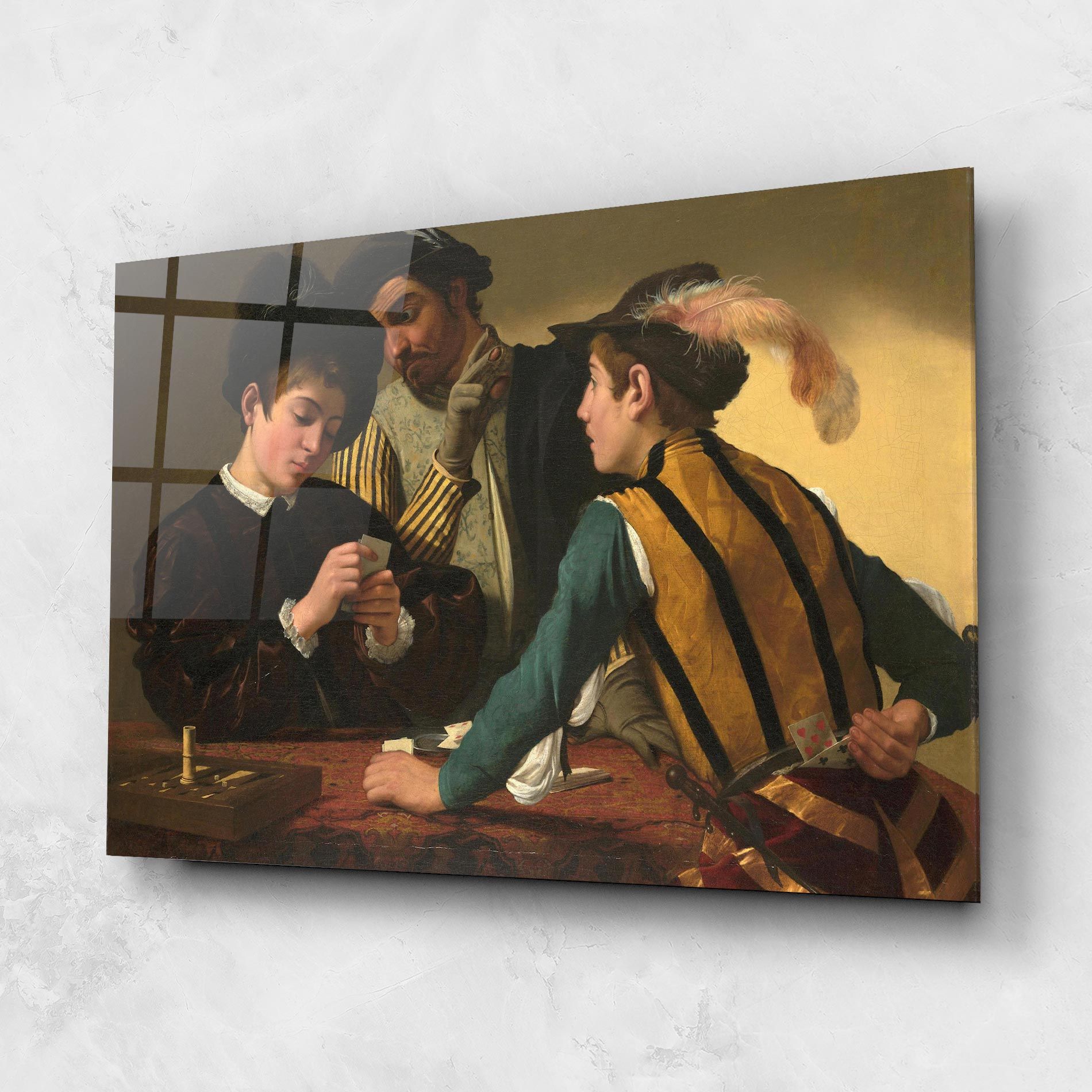 Caravaggio The Cardsharps mockup 1