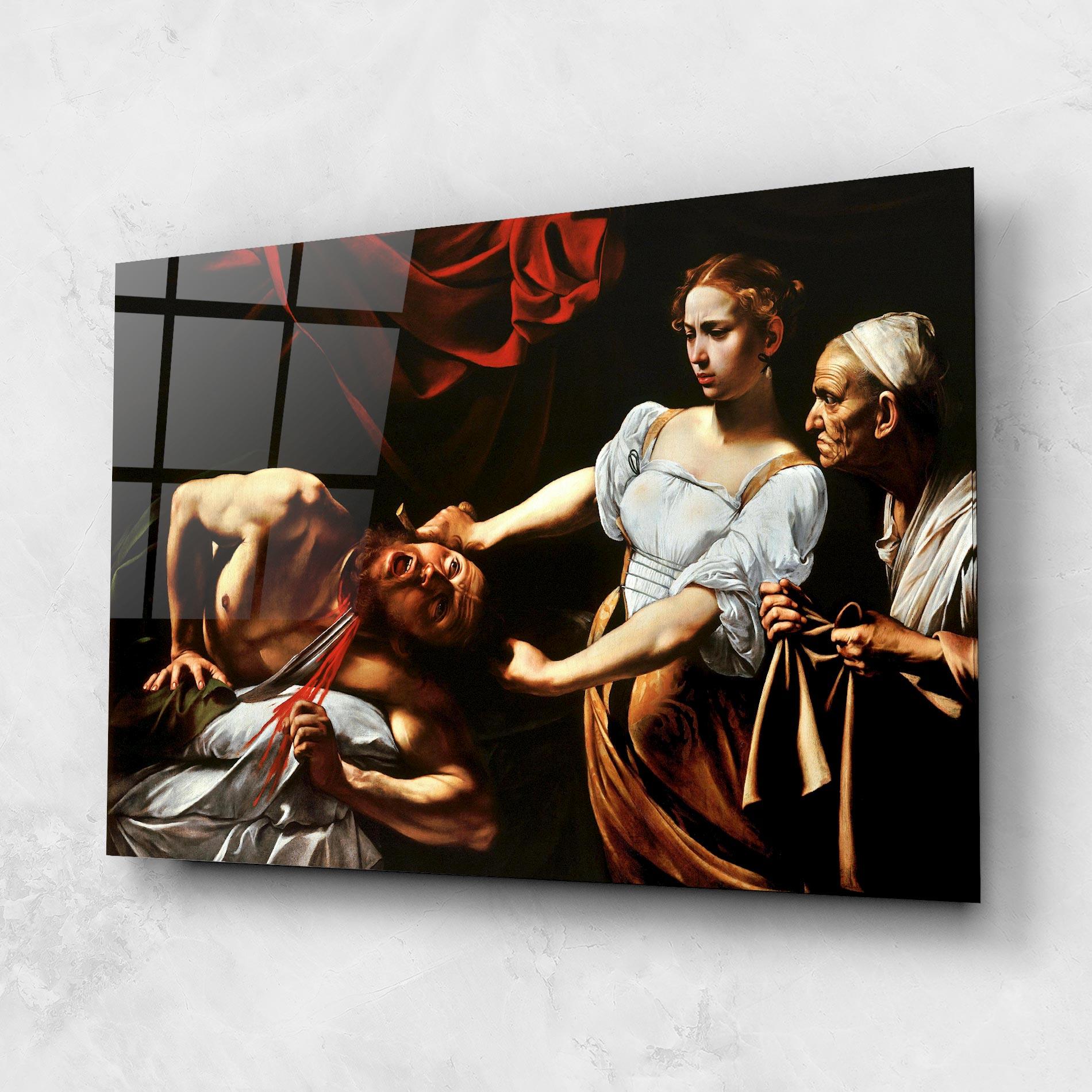 Glasbild Judith Beheading mockup 1