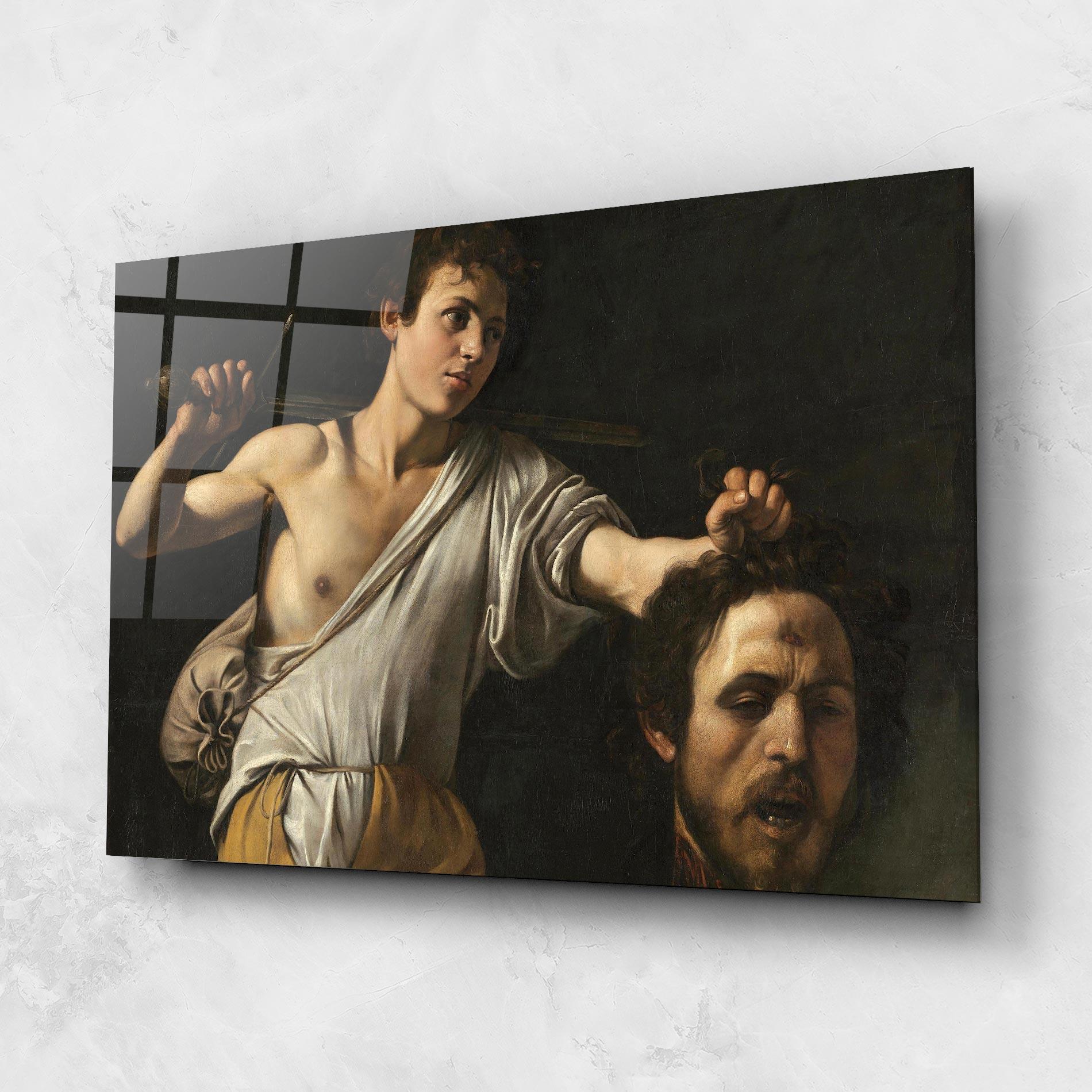 Glasbild The Head Of Goliath mockup 1