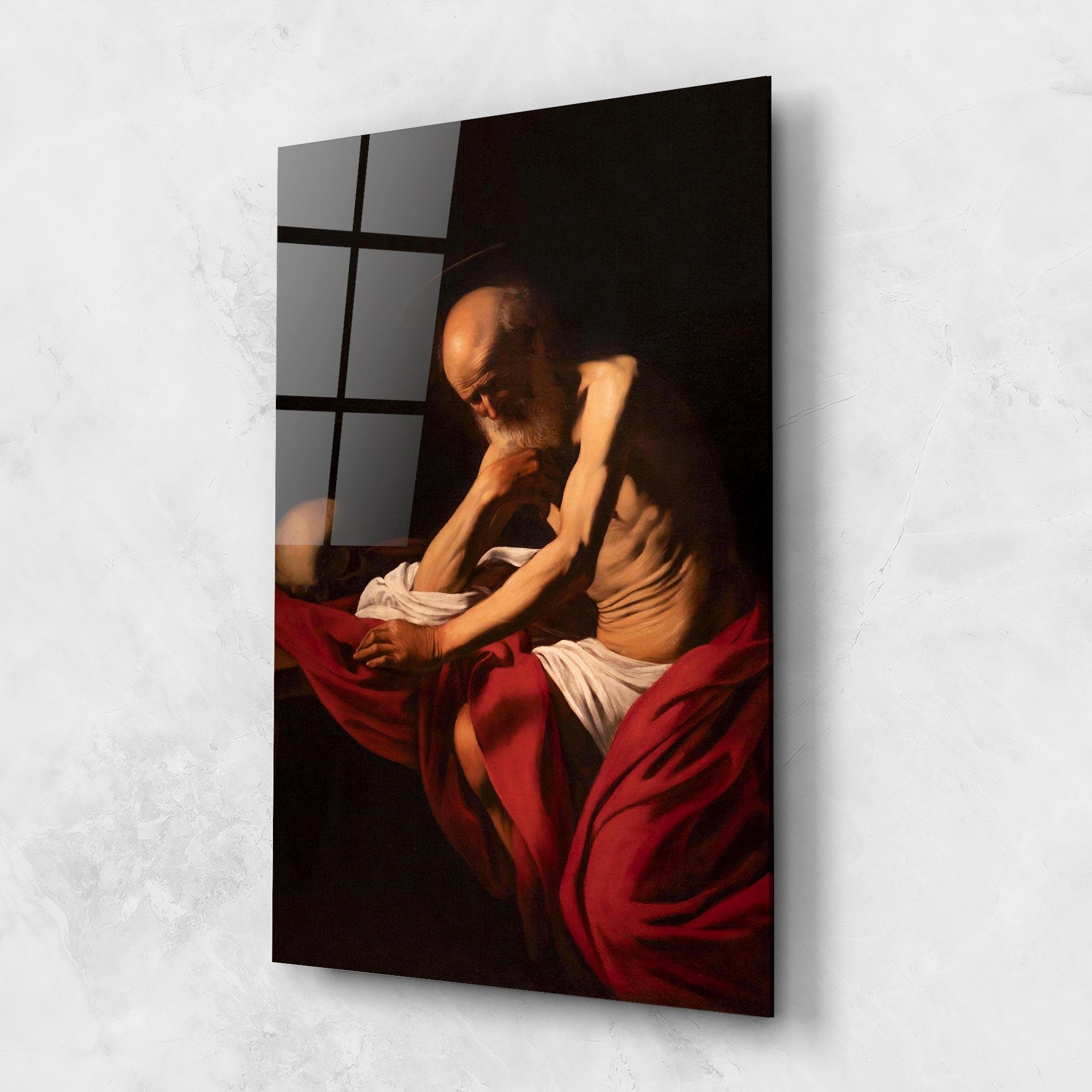 Glasbild Sant Jeroni Penitent mockup 1