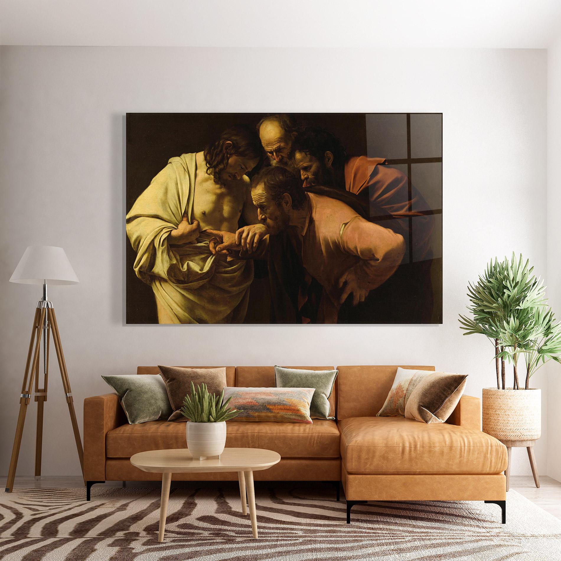 Glasbild Der Unglaubige Thomas mockup 7