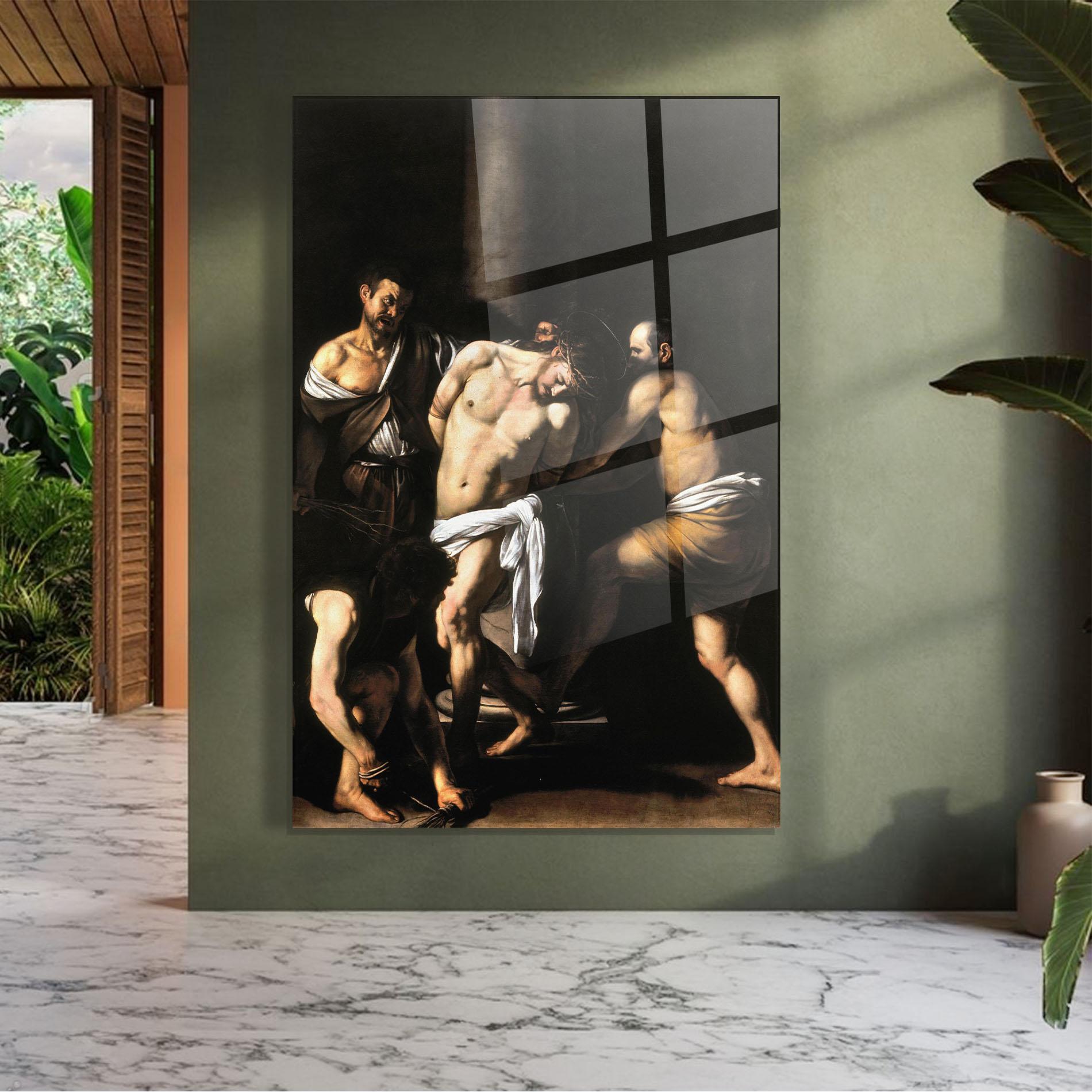 Glasbild The Flagellation Of Christ mockup 7
