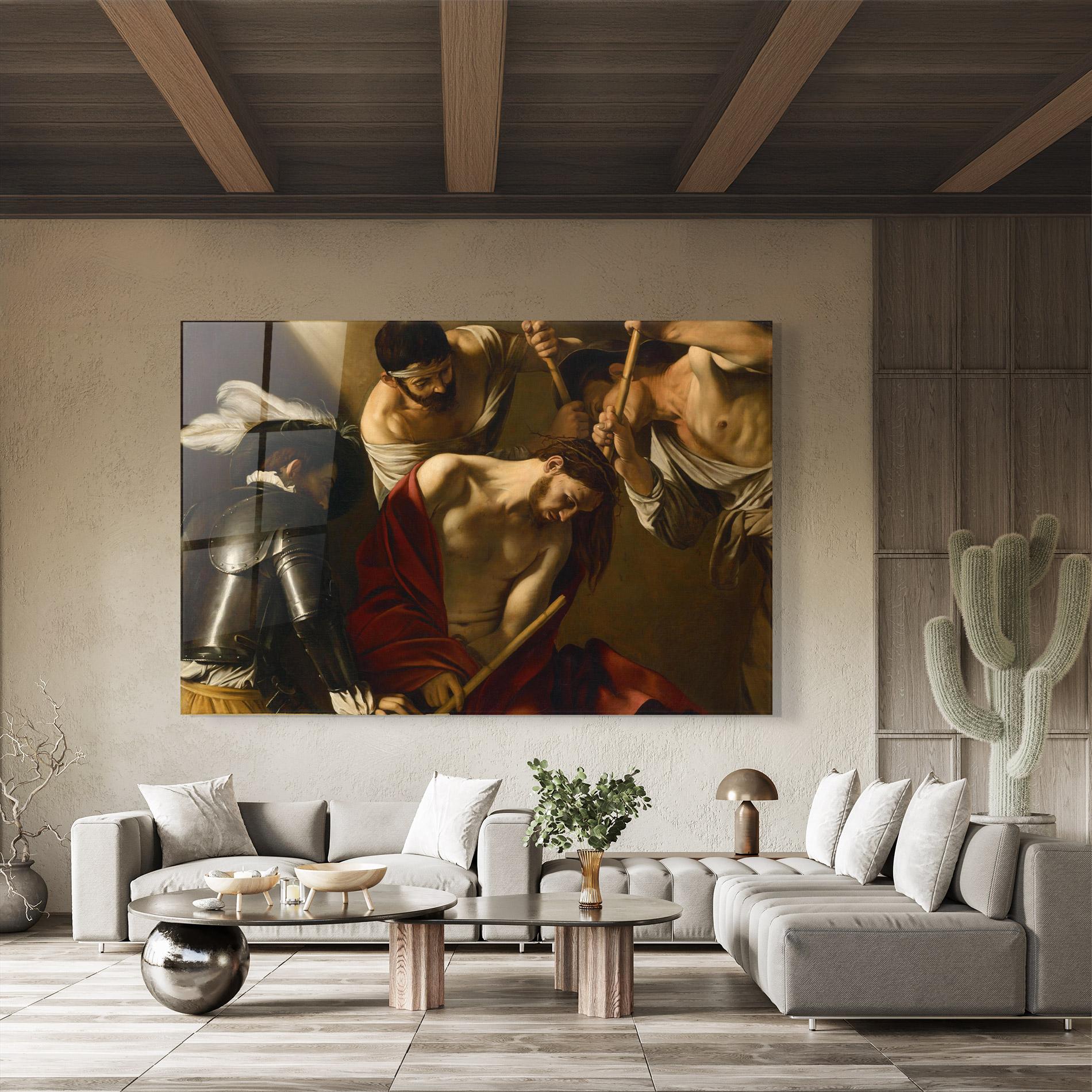 Glasbild Crowning With Thorns mockup 8