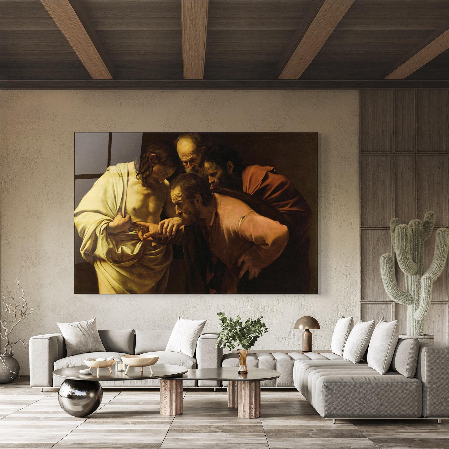 Glasbild Der Unglaubige Thomas mockup 8