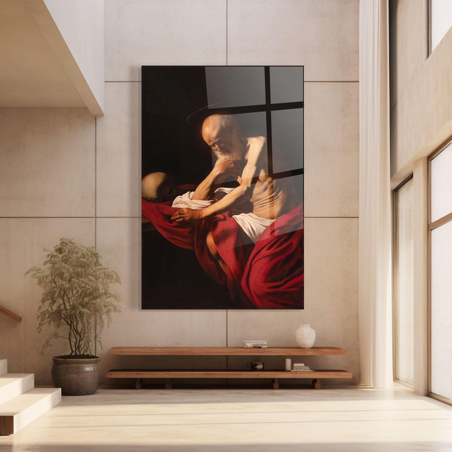 Glasbild Sant Jeroni Penitent mockup 8