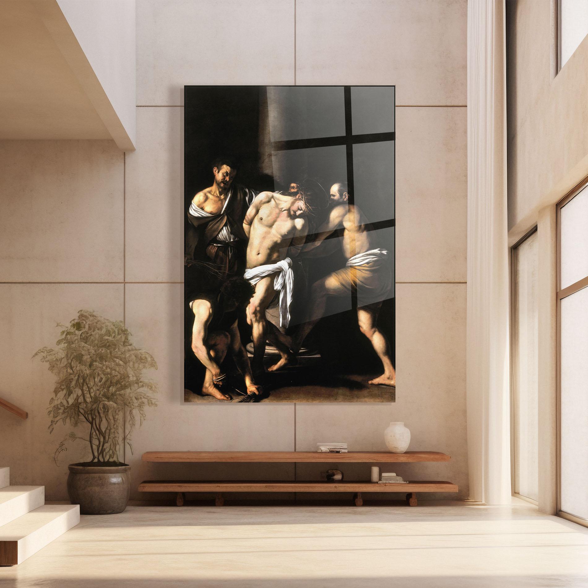 Glasbild The Flagellation Of Christ mockup 8