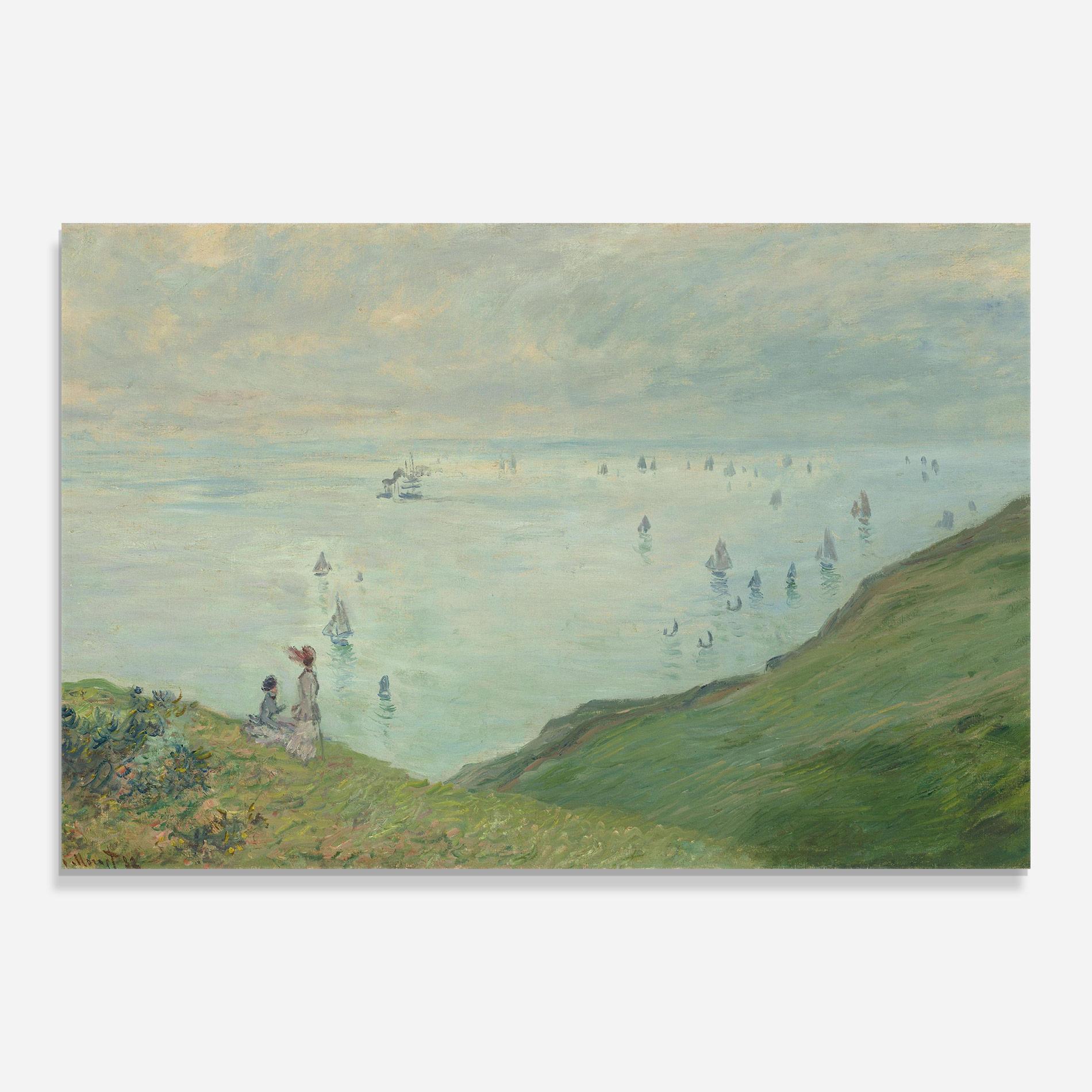 Glasbild Cliffs At Pourville mockup 0