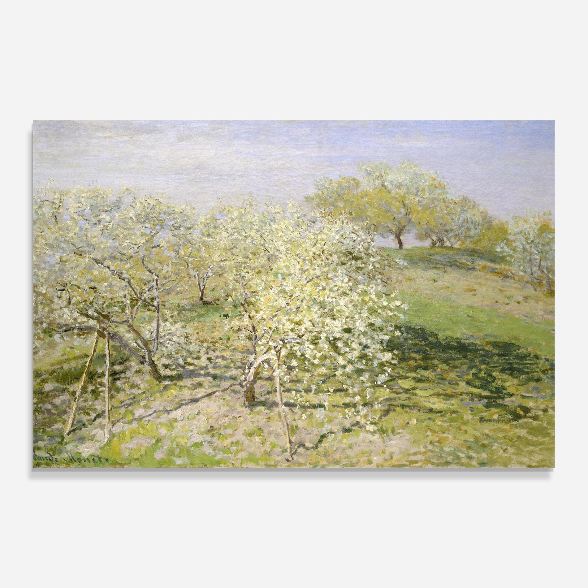 Glasbild Fruit Trees In Bloom mockup 0